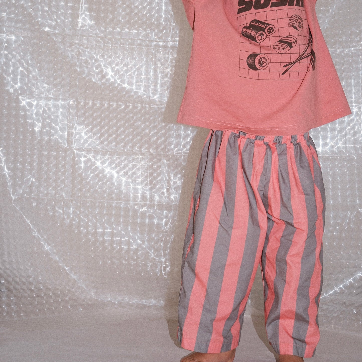 Carnival Balloon Pant - Pink/Grey