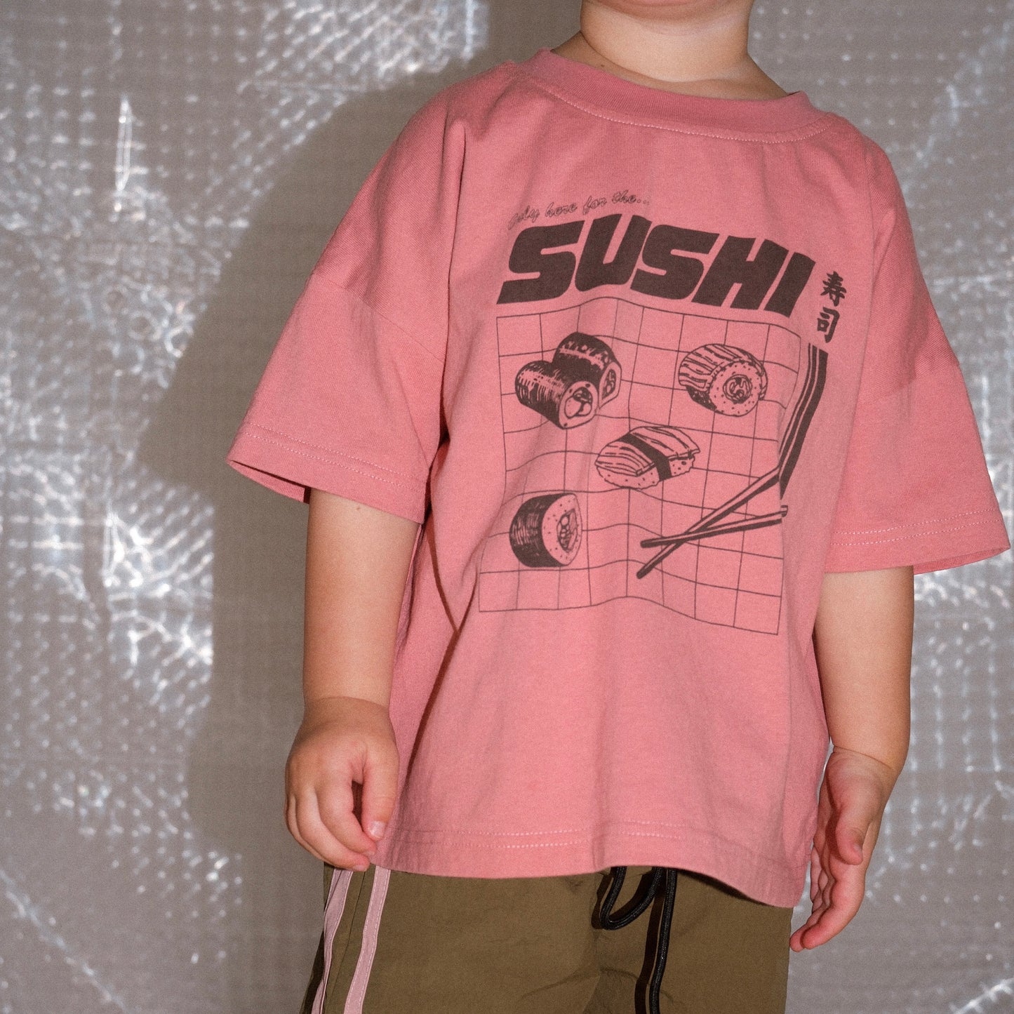 Sushi Oversized Tee - Pink