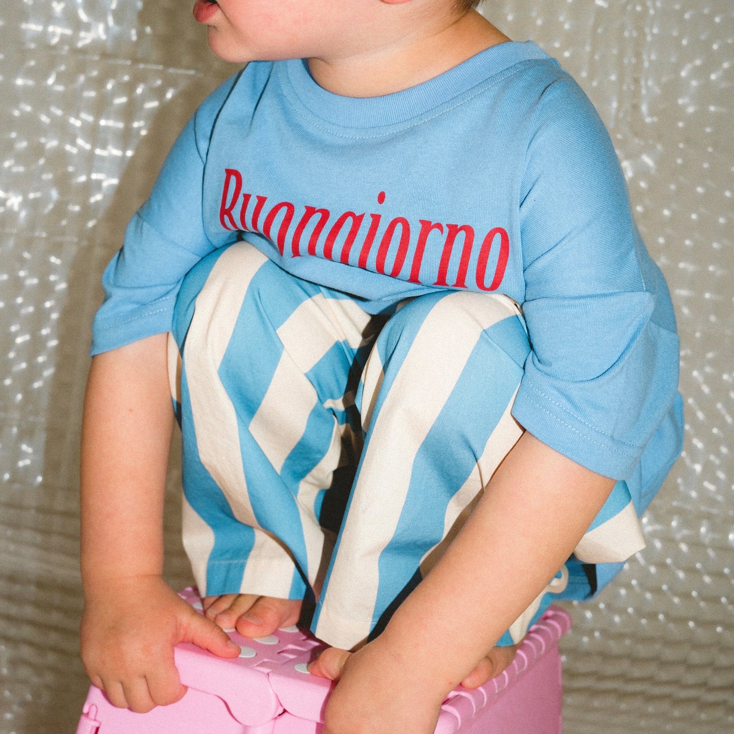 Buongiorno Oversized Tee - Blue