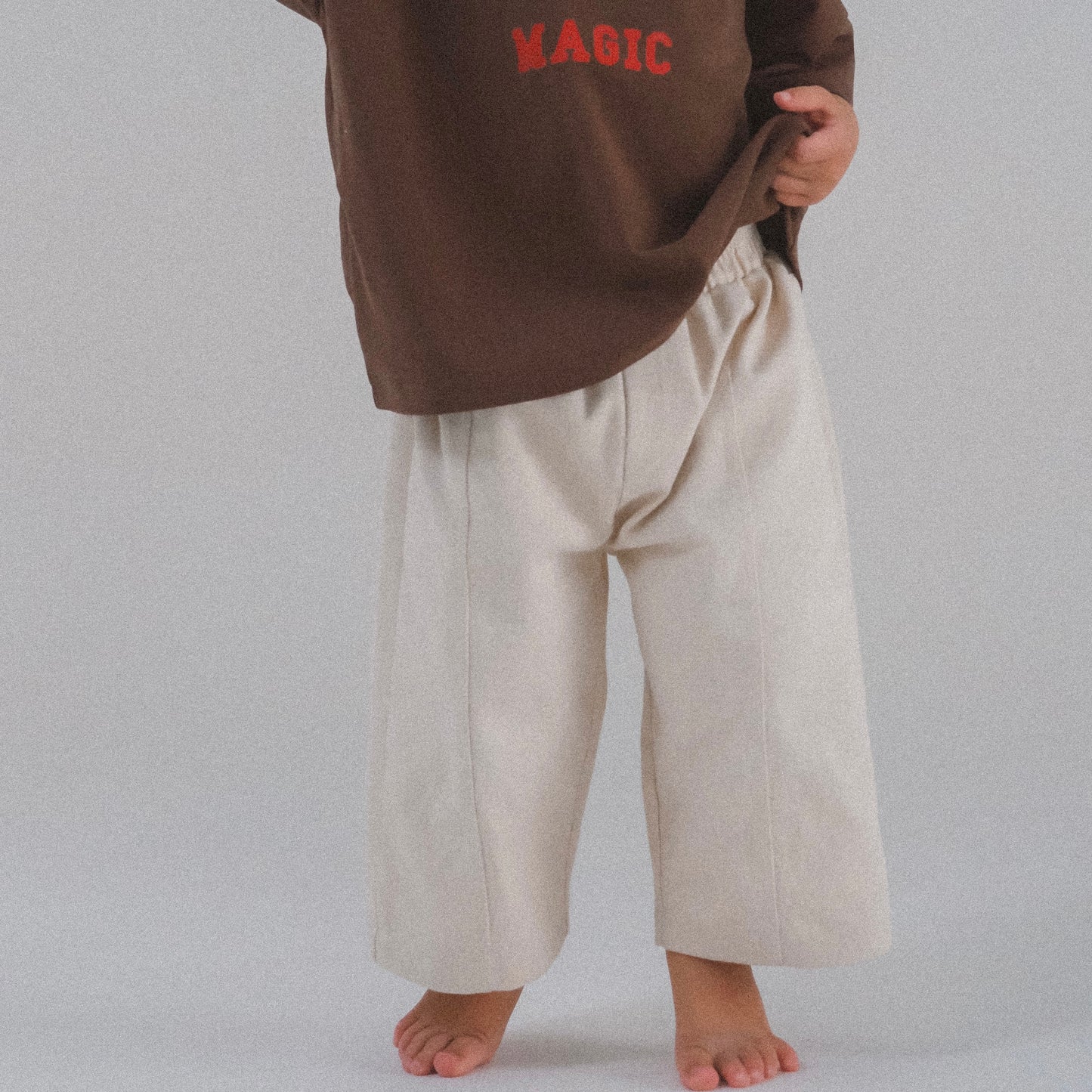 Bobby Twill Pant - Cream Fleck