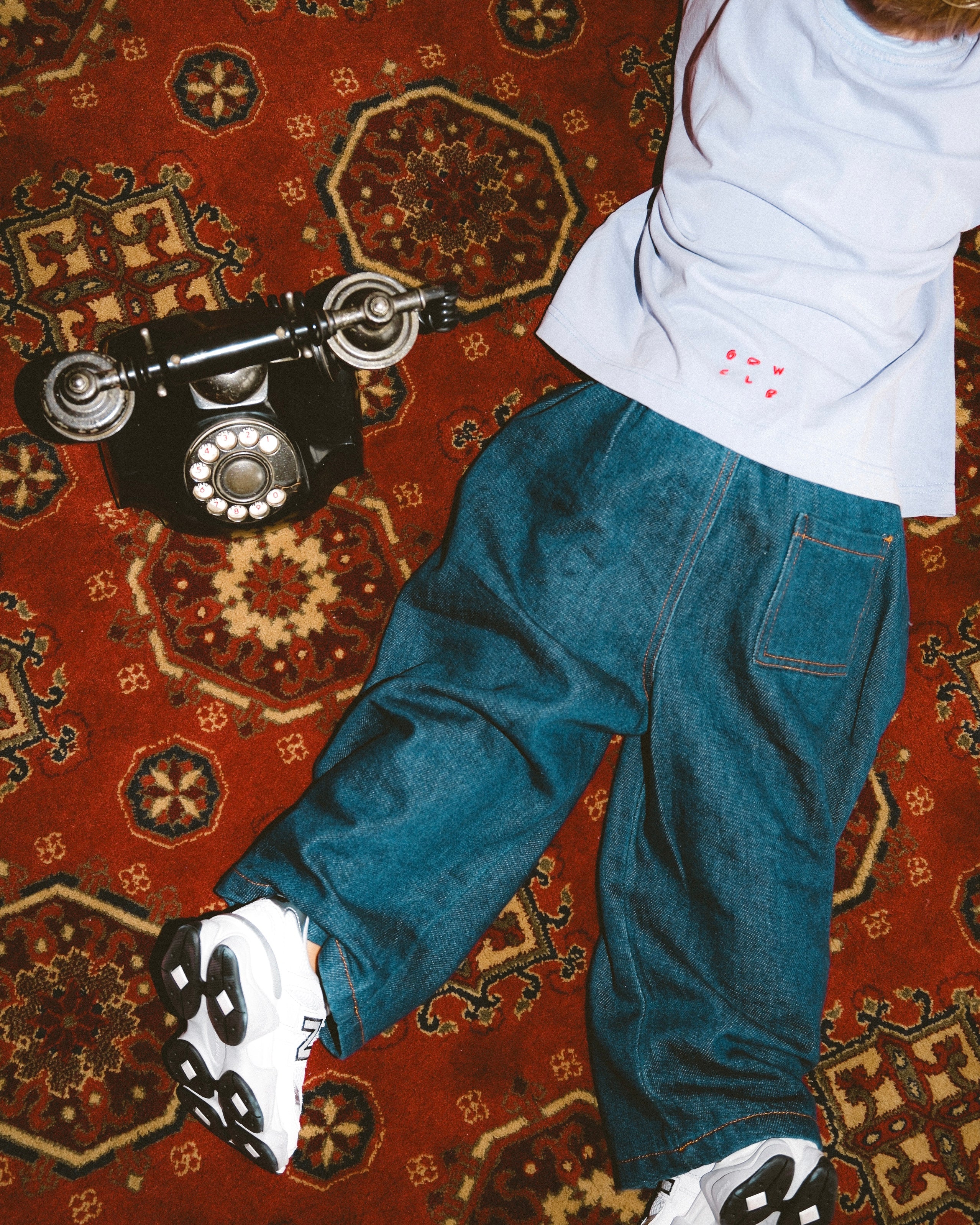 Denim Barrel Jean - Deep Blue Wash