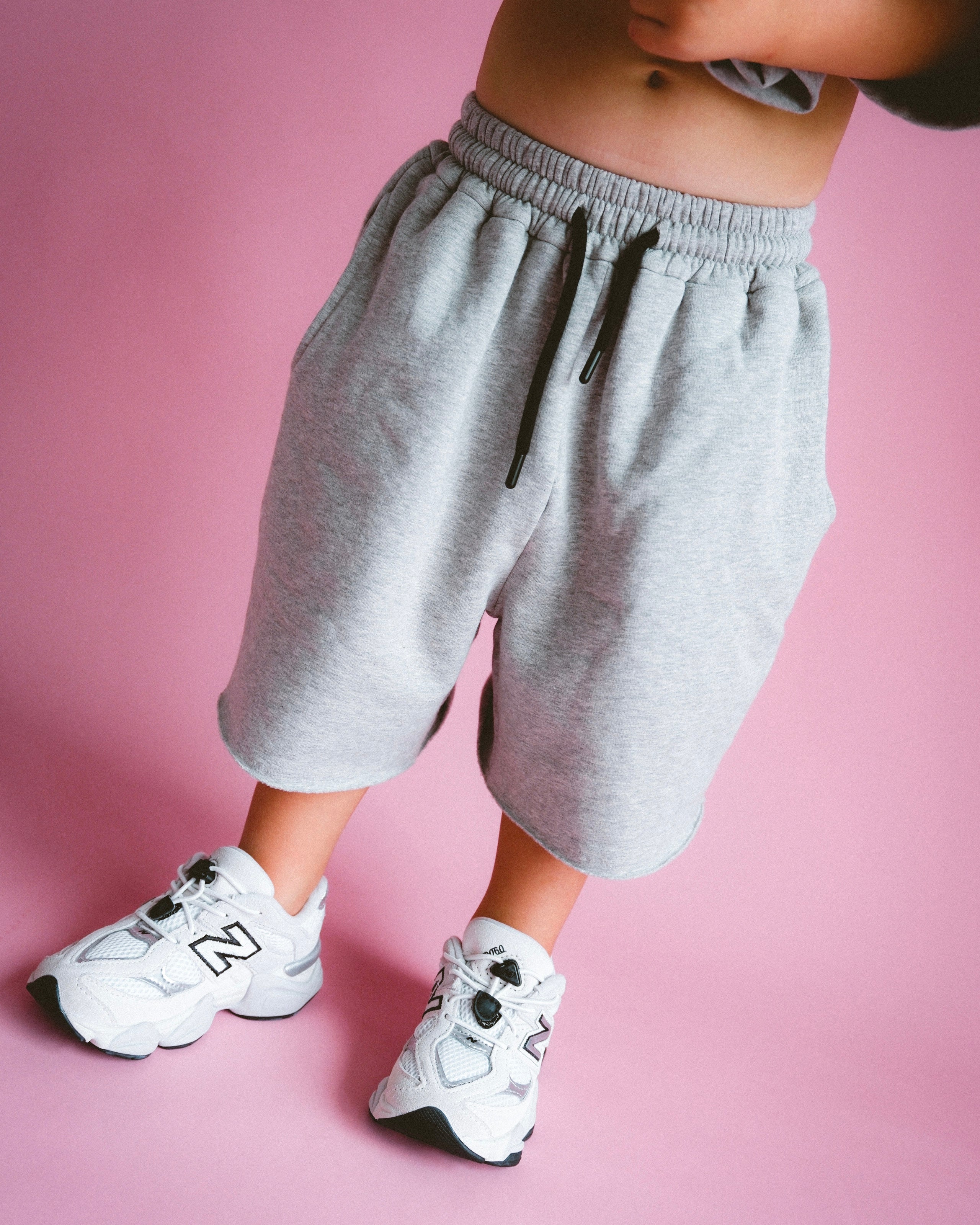 Bermuda Track Short - Grey Marle