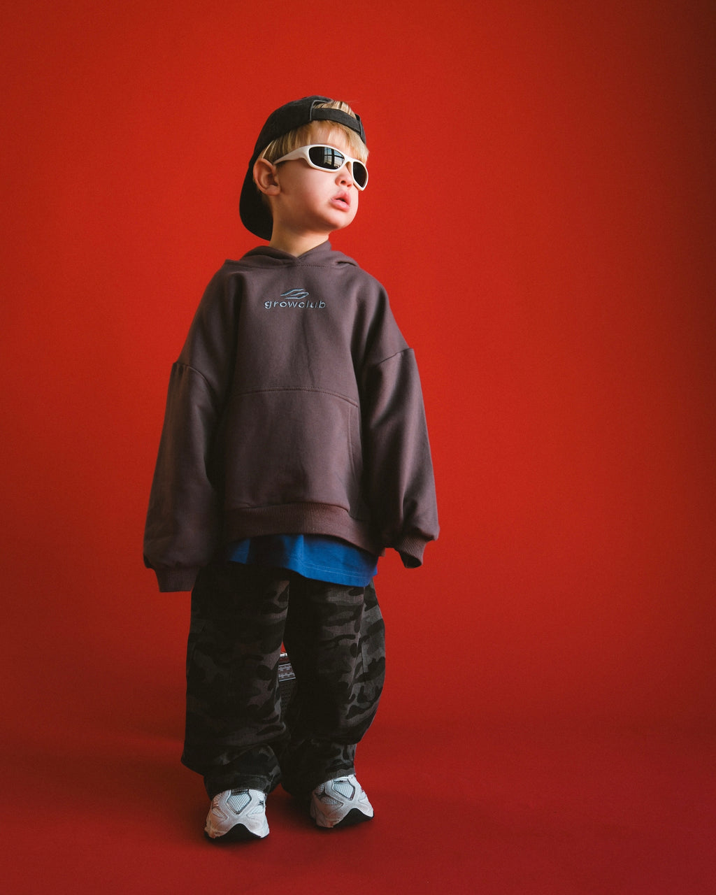 Logo Fleece Hoodie - Slate