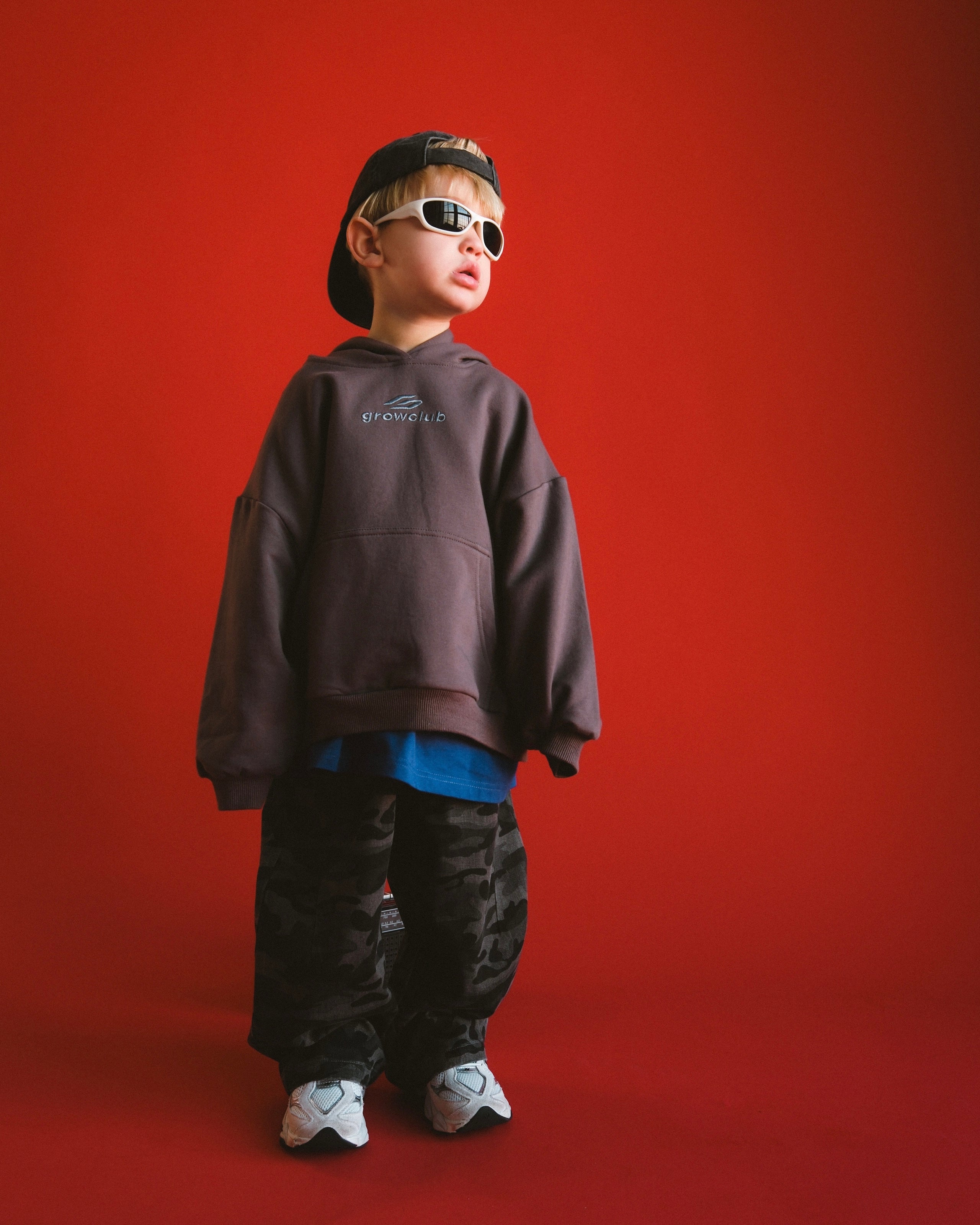 Logo Fleece Hoodie - Slate