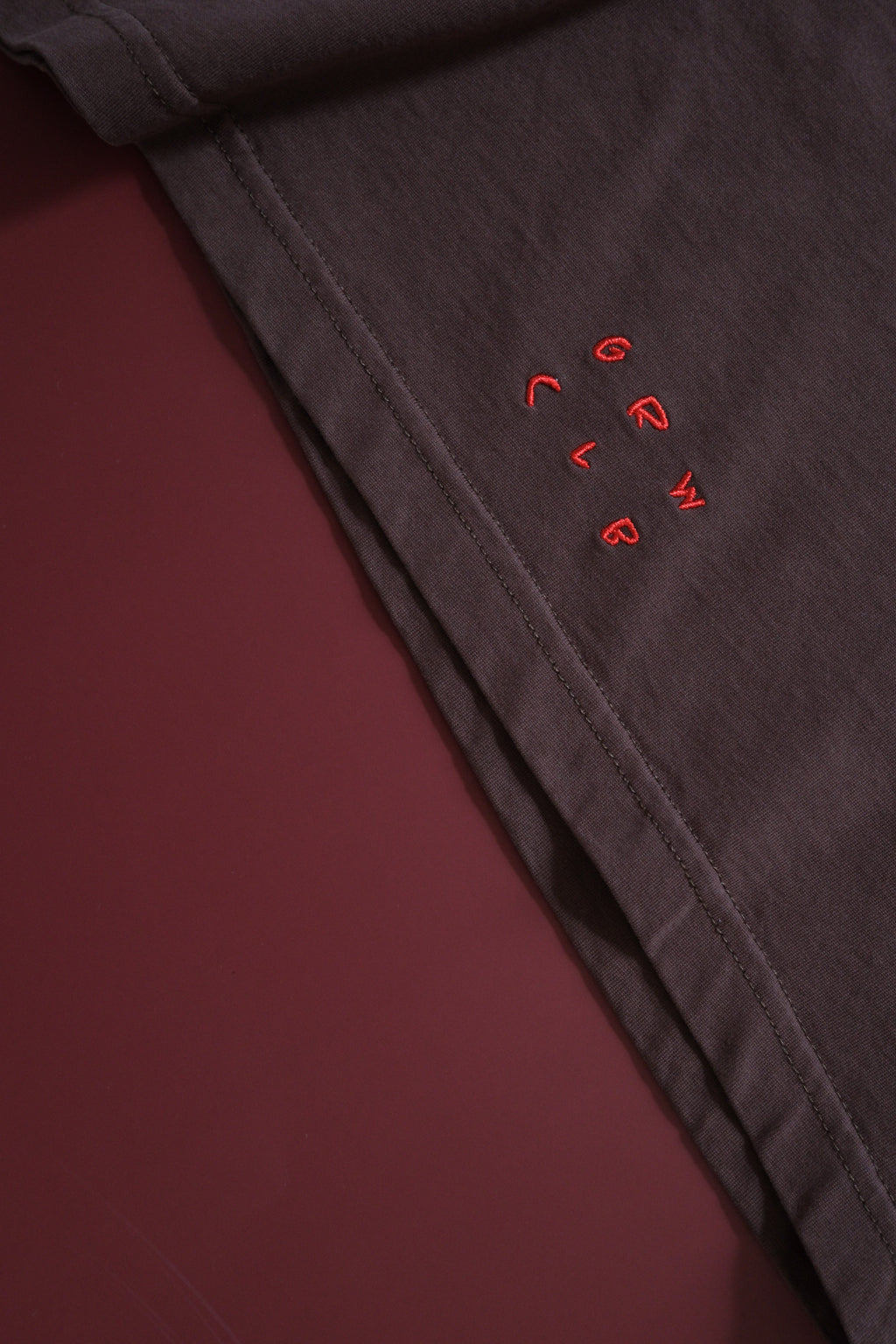 Basic Acid Wash Tee - Chocolate