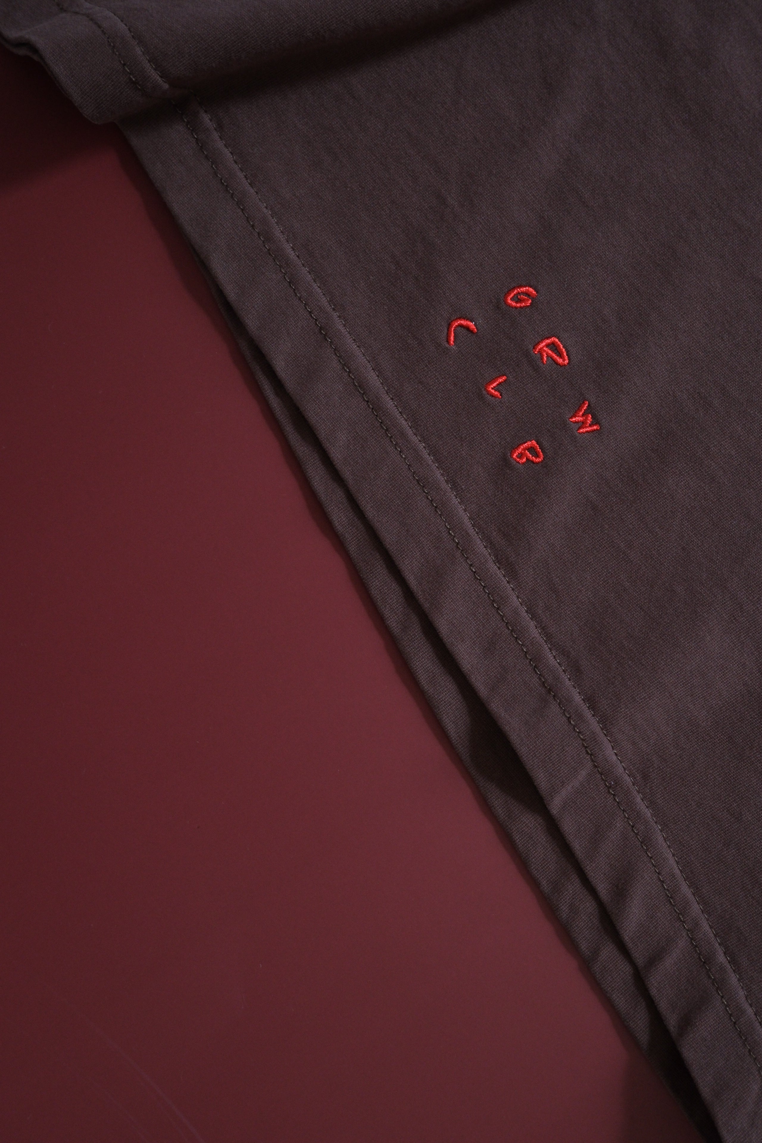 Basic Acid Wash Tee - Chocolate