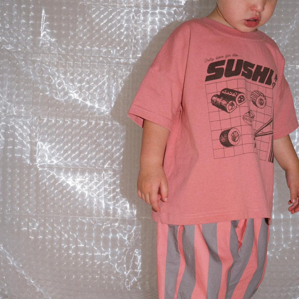 Sushi Oversized Tee - Pink