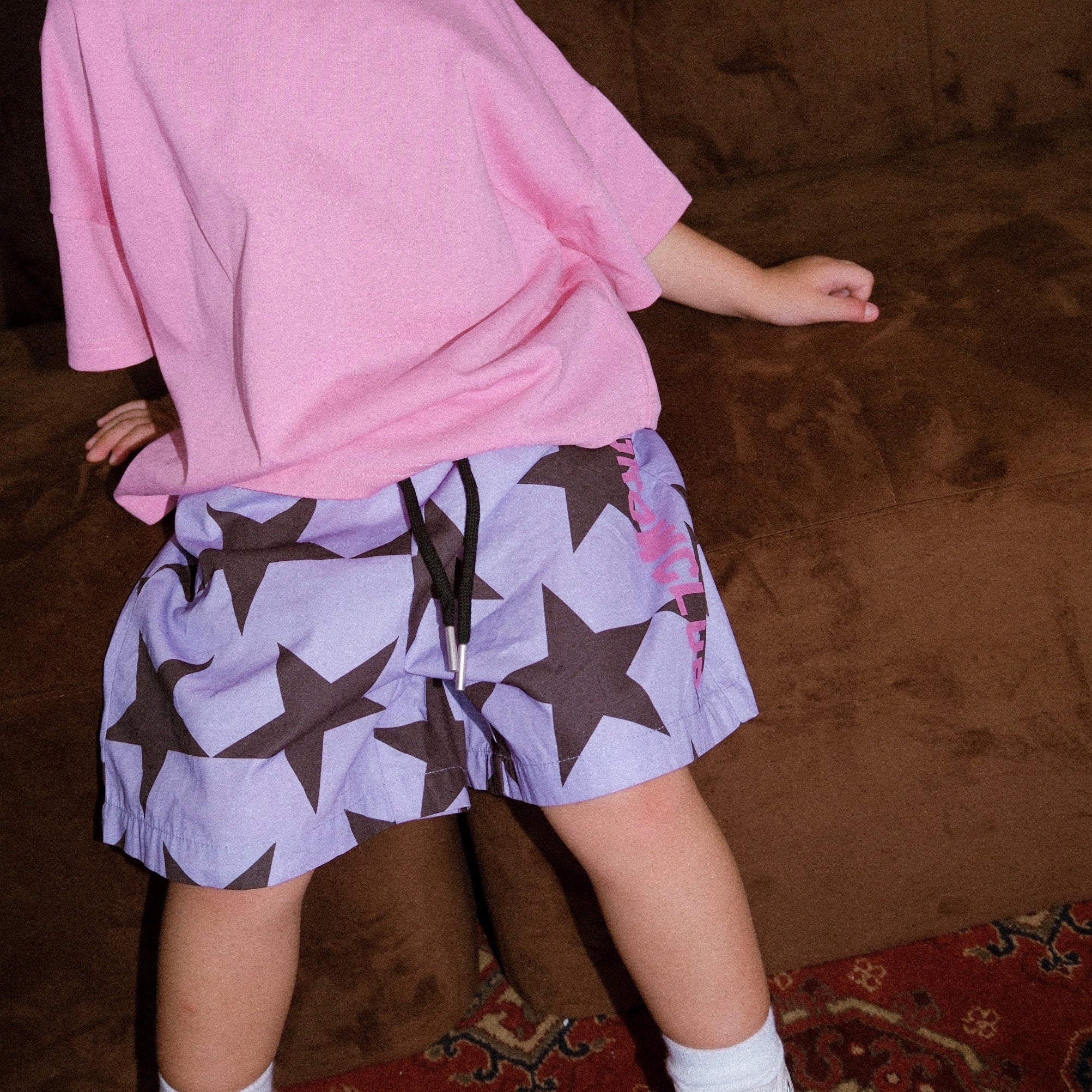 Superstar Longline Short - Purple / Ink