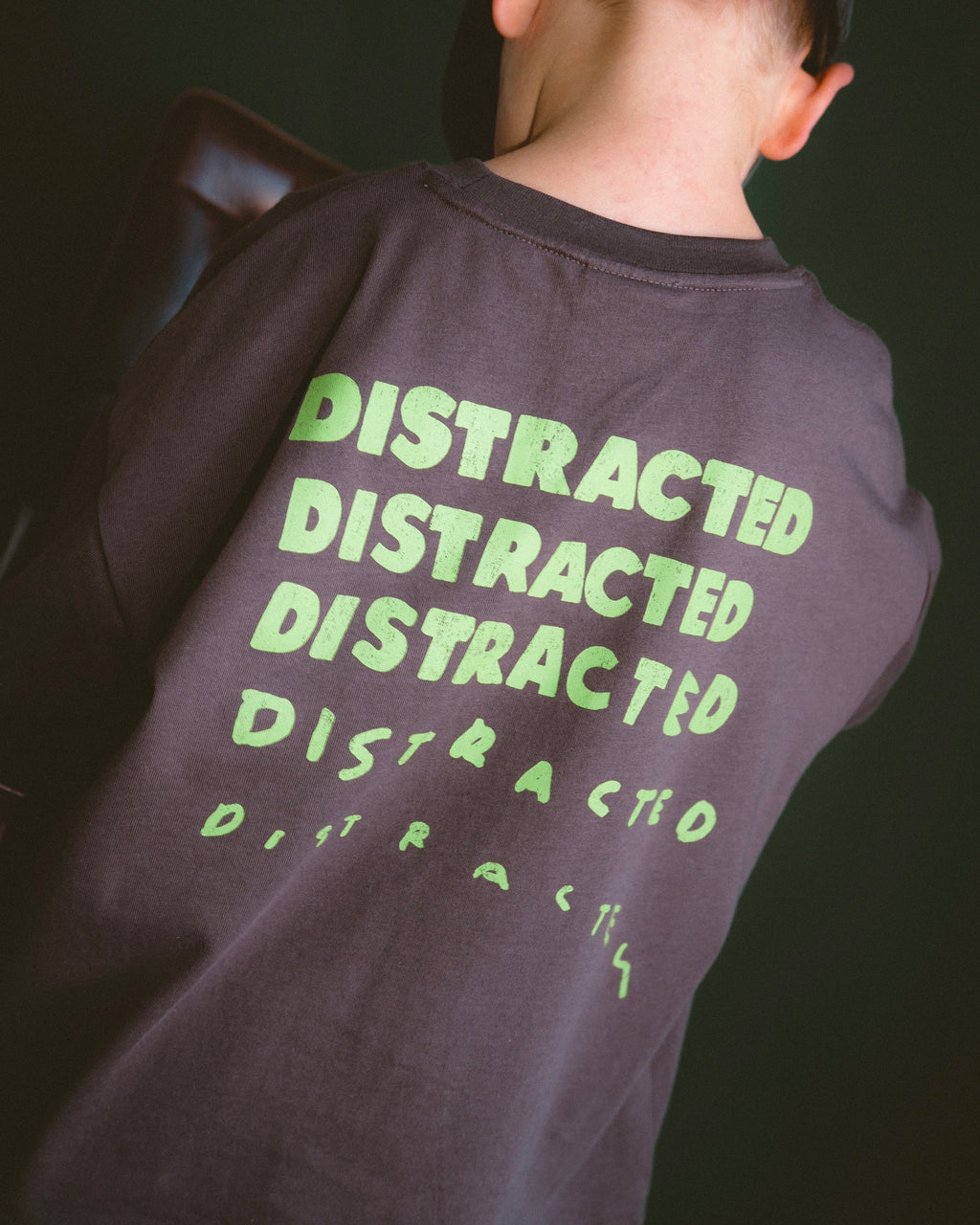 Distracted Tee - Slate