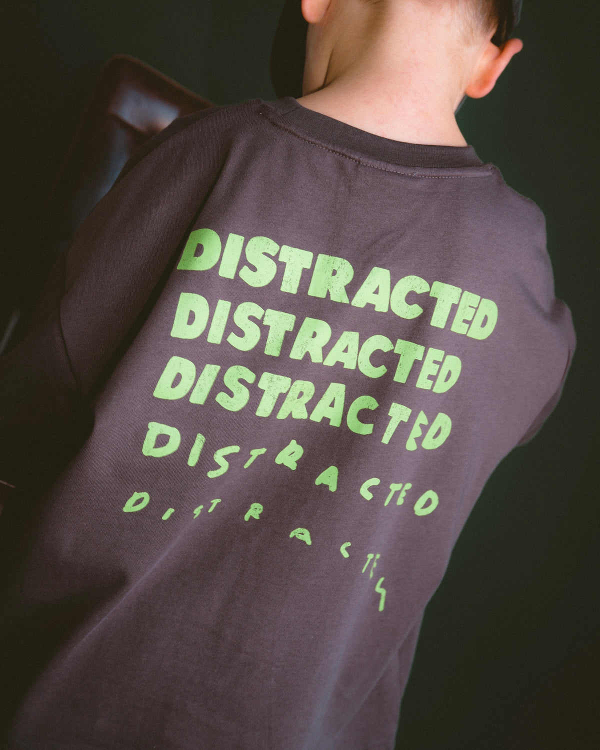 Distracted Tee - Slate