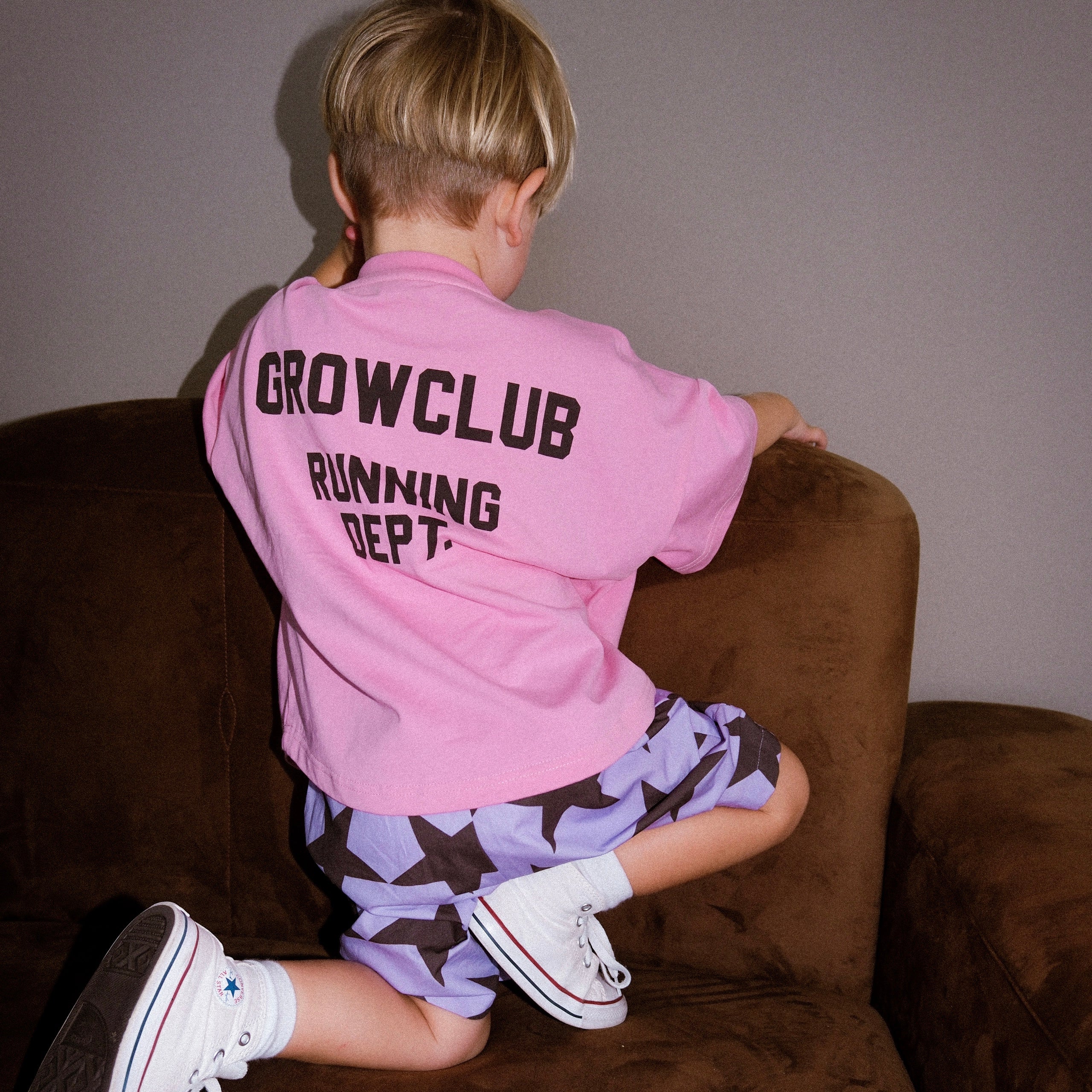 Running Dept. Oversized Tee - Punchy Pink