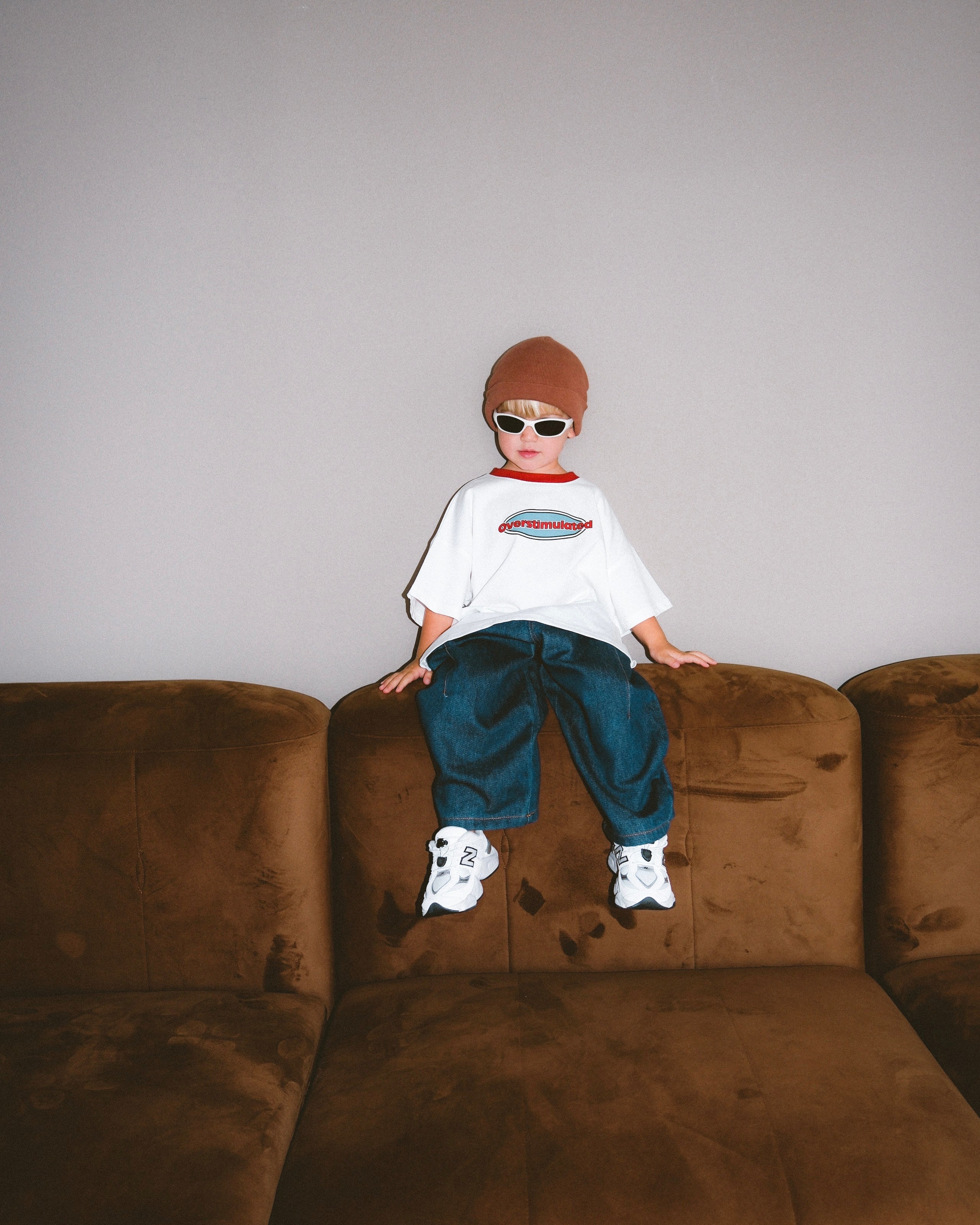 Overstimulated Tee - Warm White