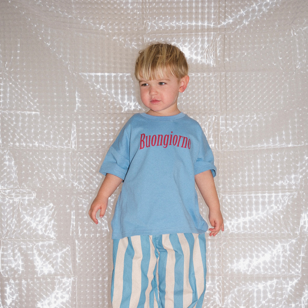 Buongiorno Oversized Tee - Blue