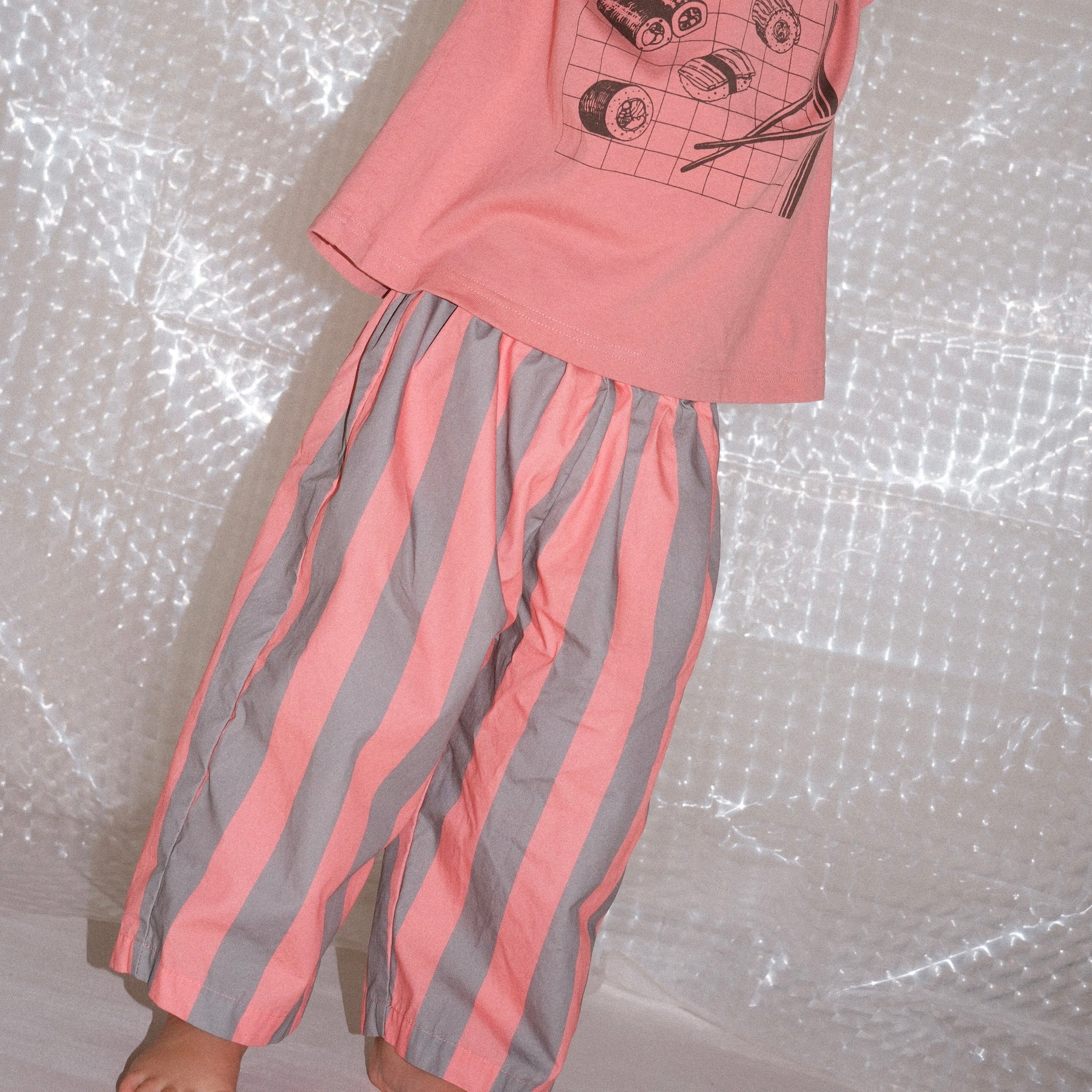 Carnival Balloon Pant - Pink/Grey
