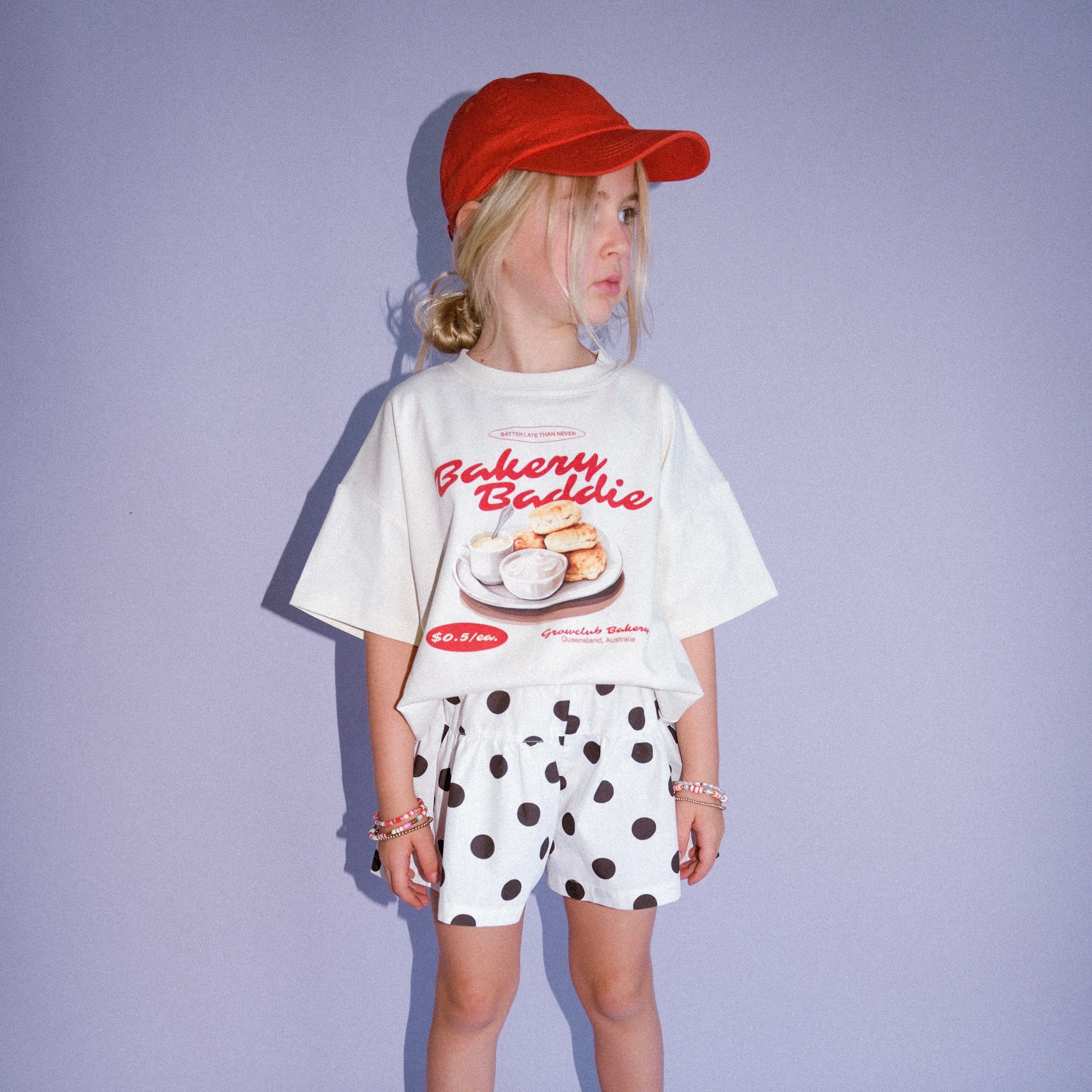 Bakery Baddie Oversized Tee - Butter