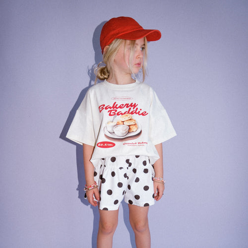 Bakery Baddie Oversized Tee - Butter