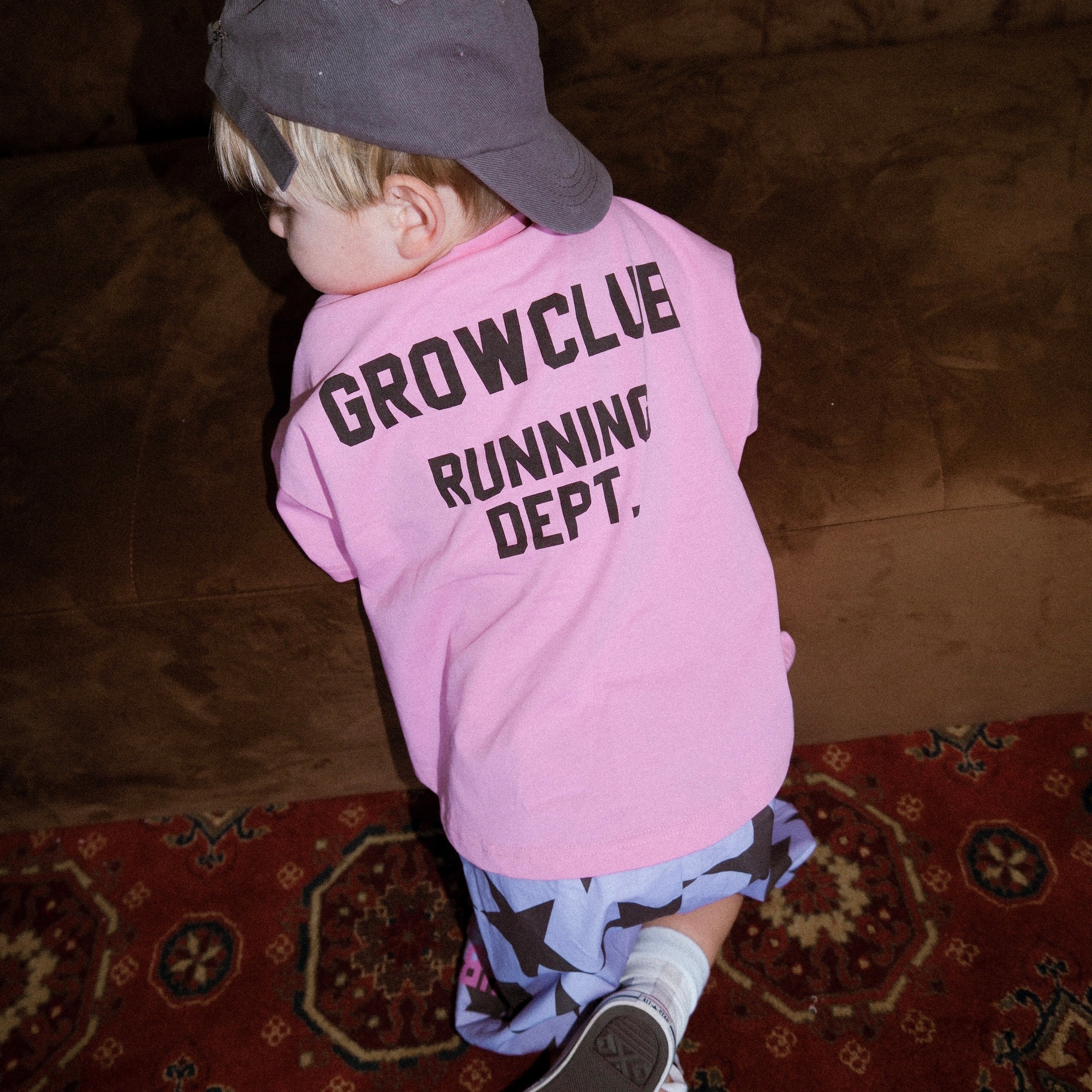 Running Dept. Oversized Tee - Punchy Pink