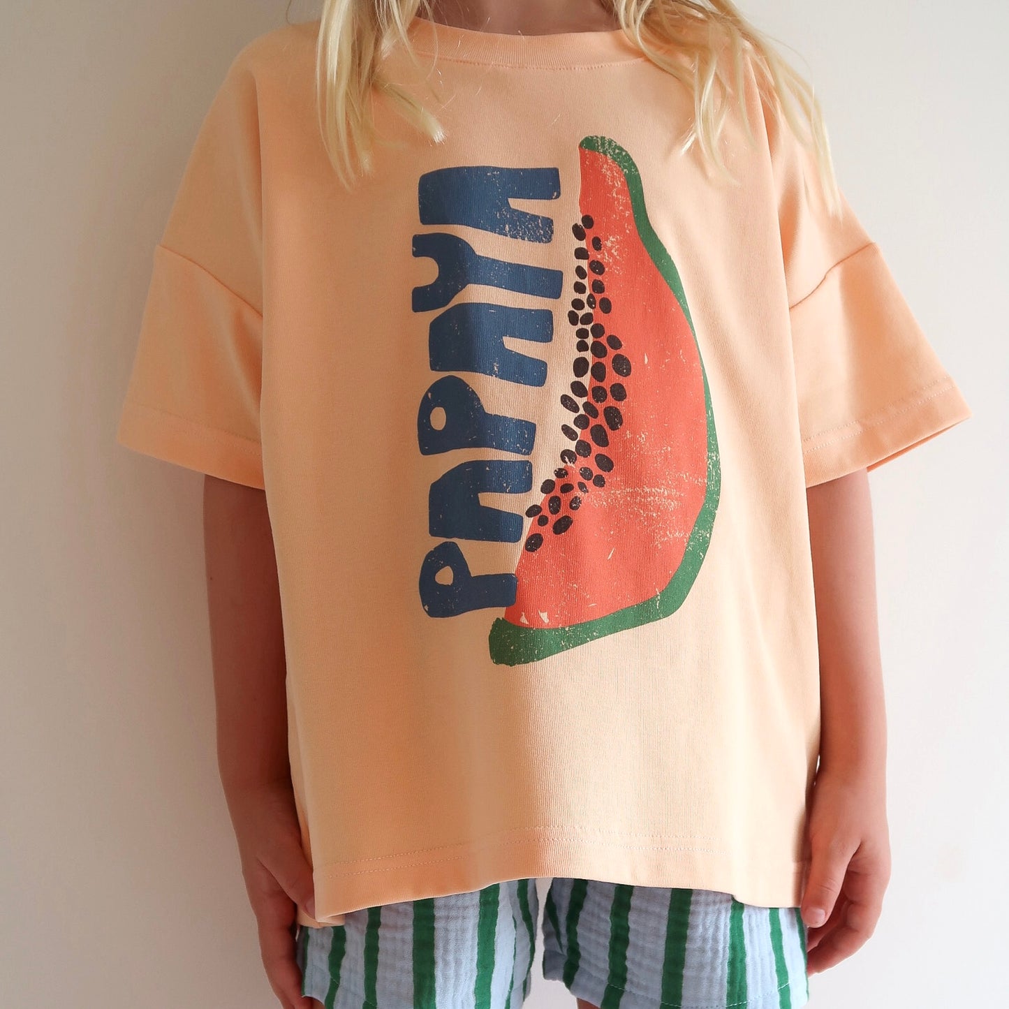 Papaya Oversized Tee - Peach (CLEARANCE)