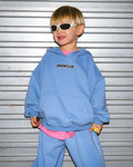 Logo Fleece Hoodie - Periwinkle