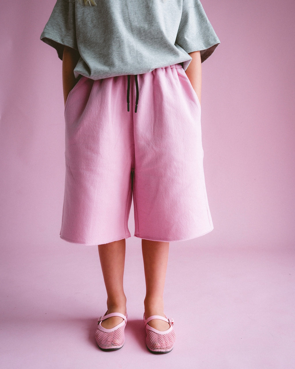 Bermuda Track Short - Dusty Rose