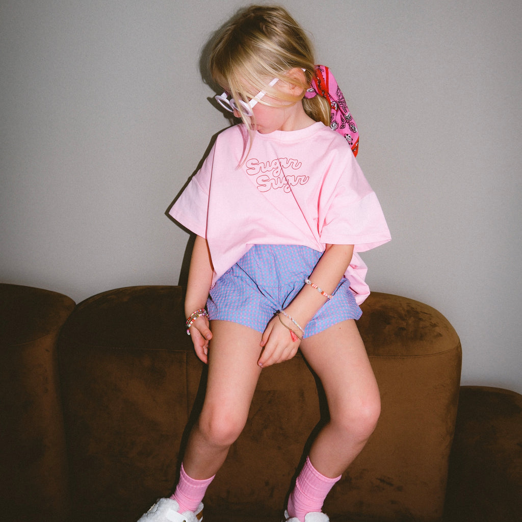 Sugar Sugar Oversized Tee - Cotton Candy