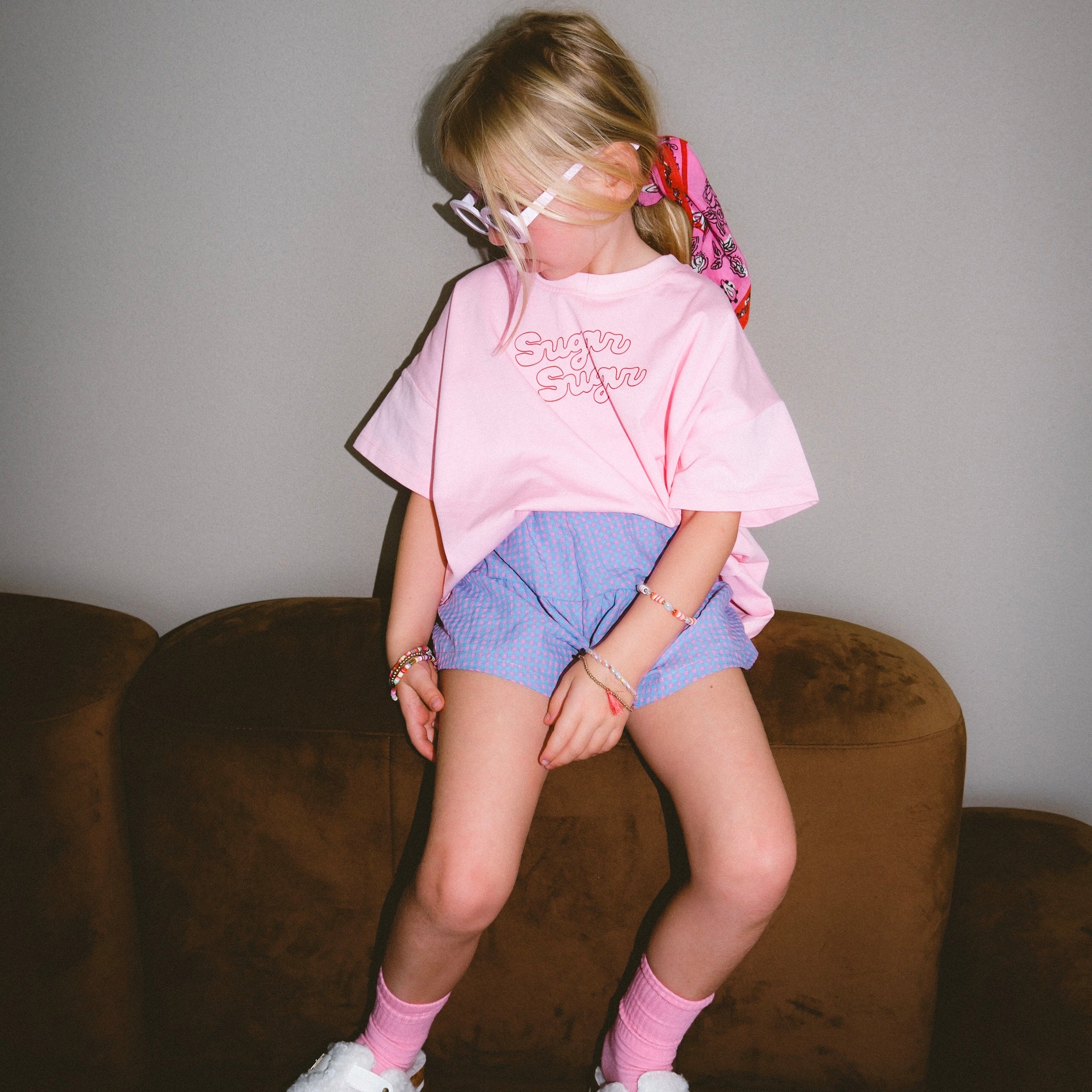 Sugar Sugar Oversized Tee - Cotton Candy