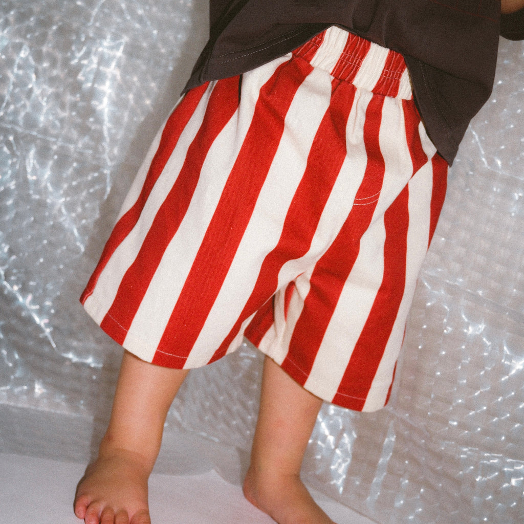 Carnival Jort - Cream/Red