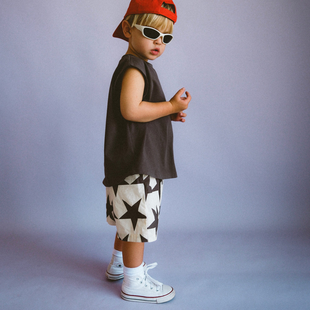 Superstar Longline Short - Off White / Ink