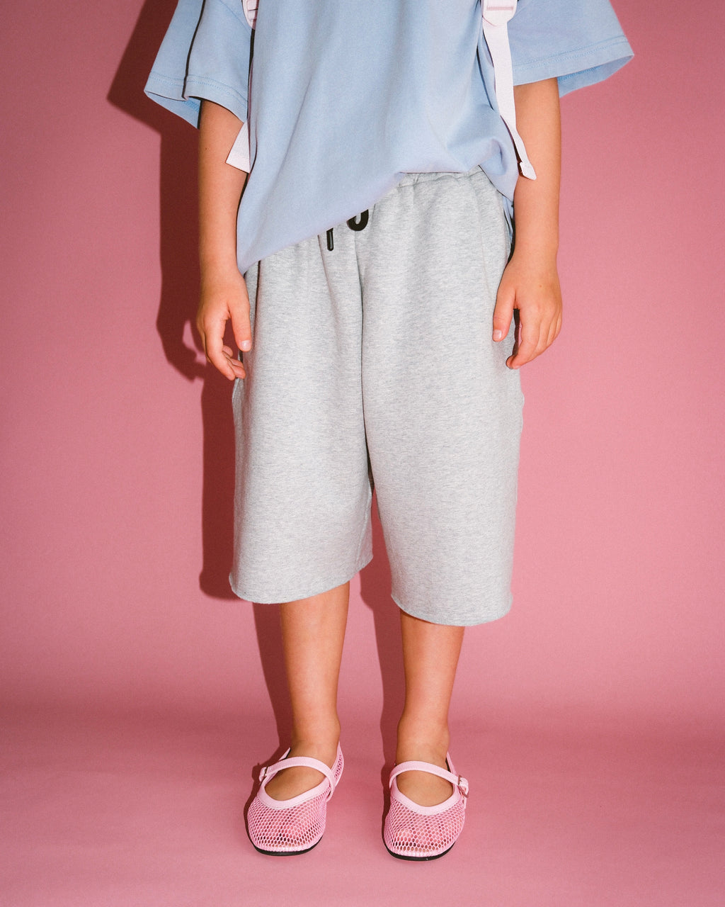 Bermuda Track Short - Grey Marle