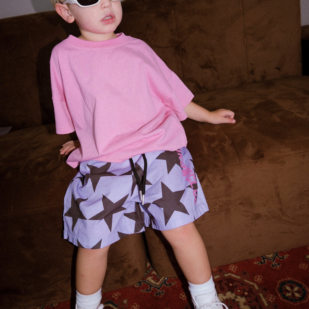 Running Dept. Oversized Tee - Punchy Pink