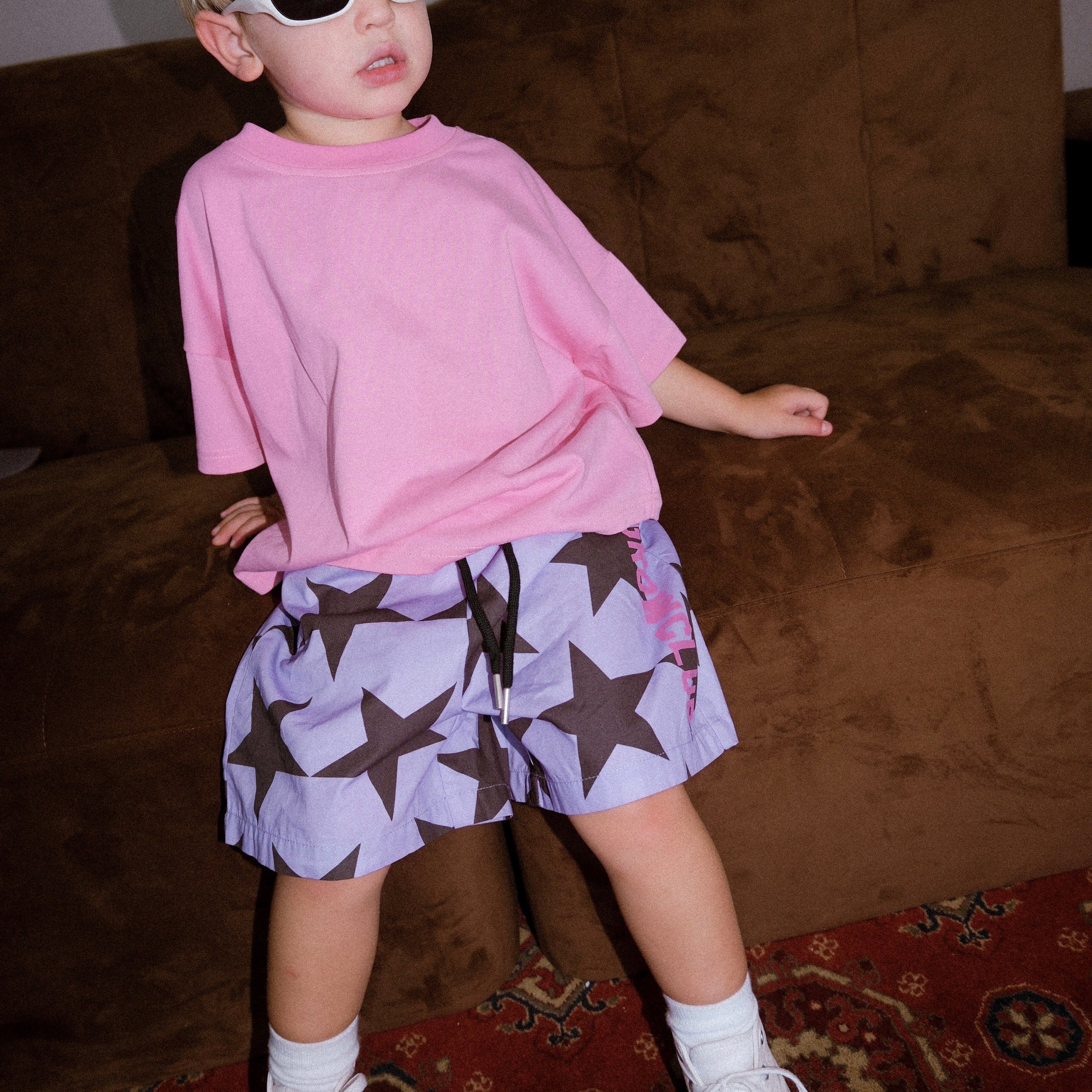 Running Dept. Oversized Tee - Punchy Pink