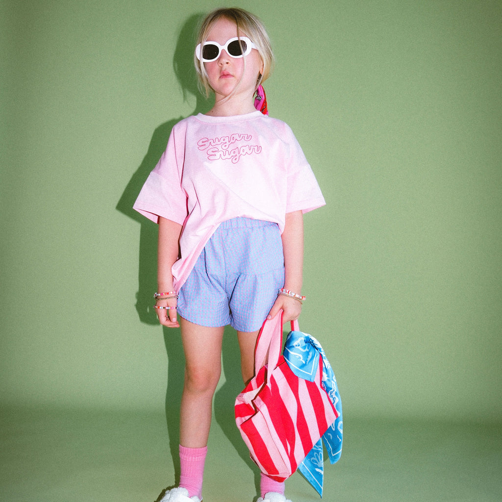 Sugar Sugar Oversized Tee - Cotton Candy
