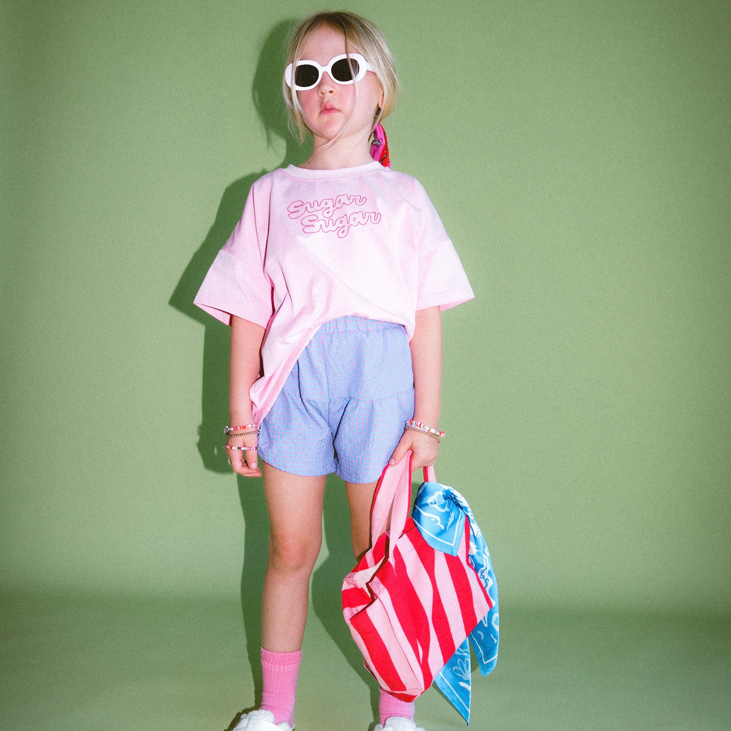 Sugar Sugar Oversized Tee - Cotton Candy