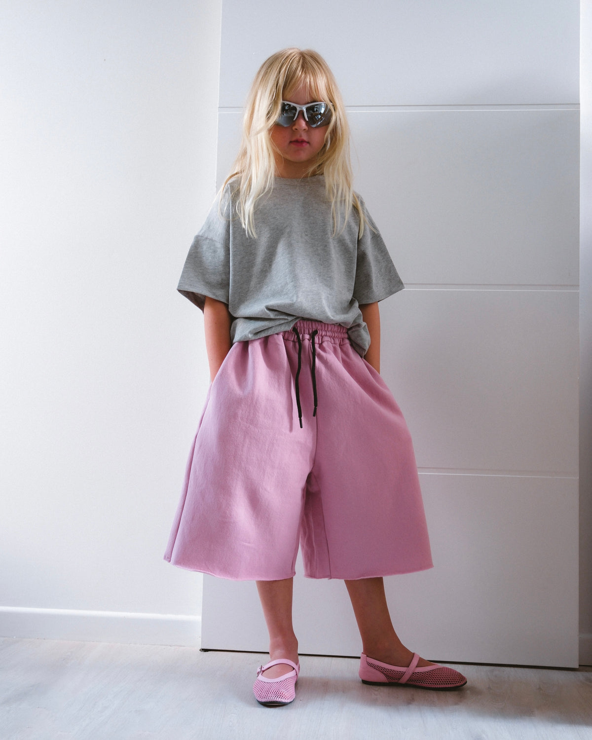 Bermuda Track Short - Dusty Rose