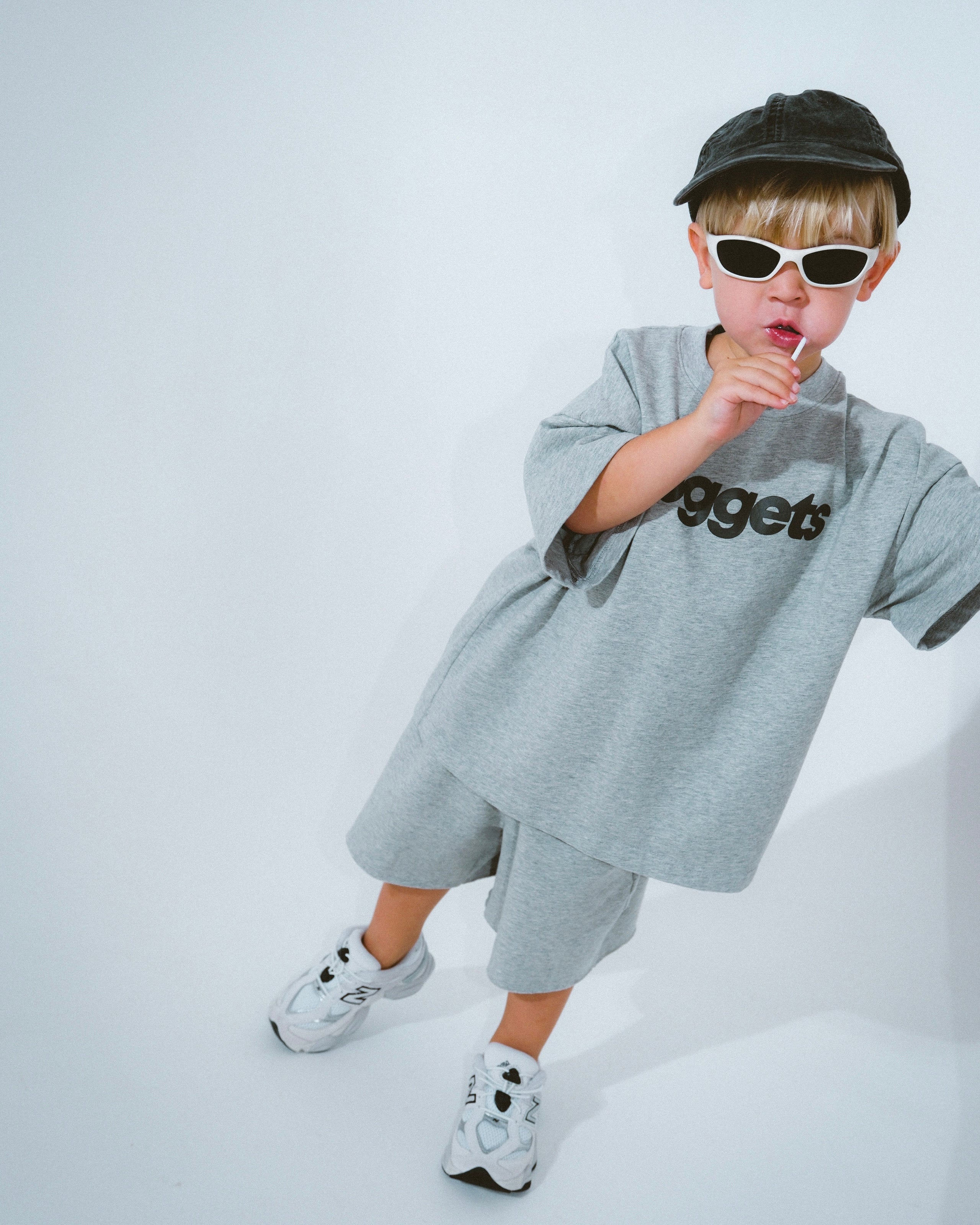 Nuggets Tee - Grey Marle