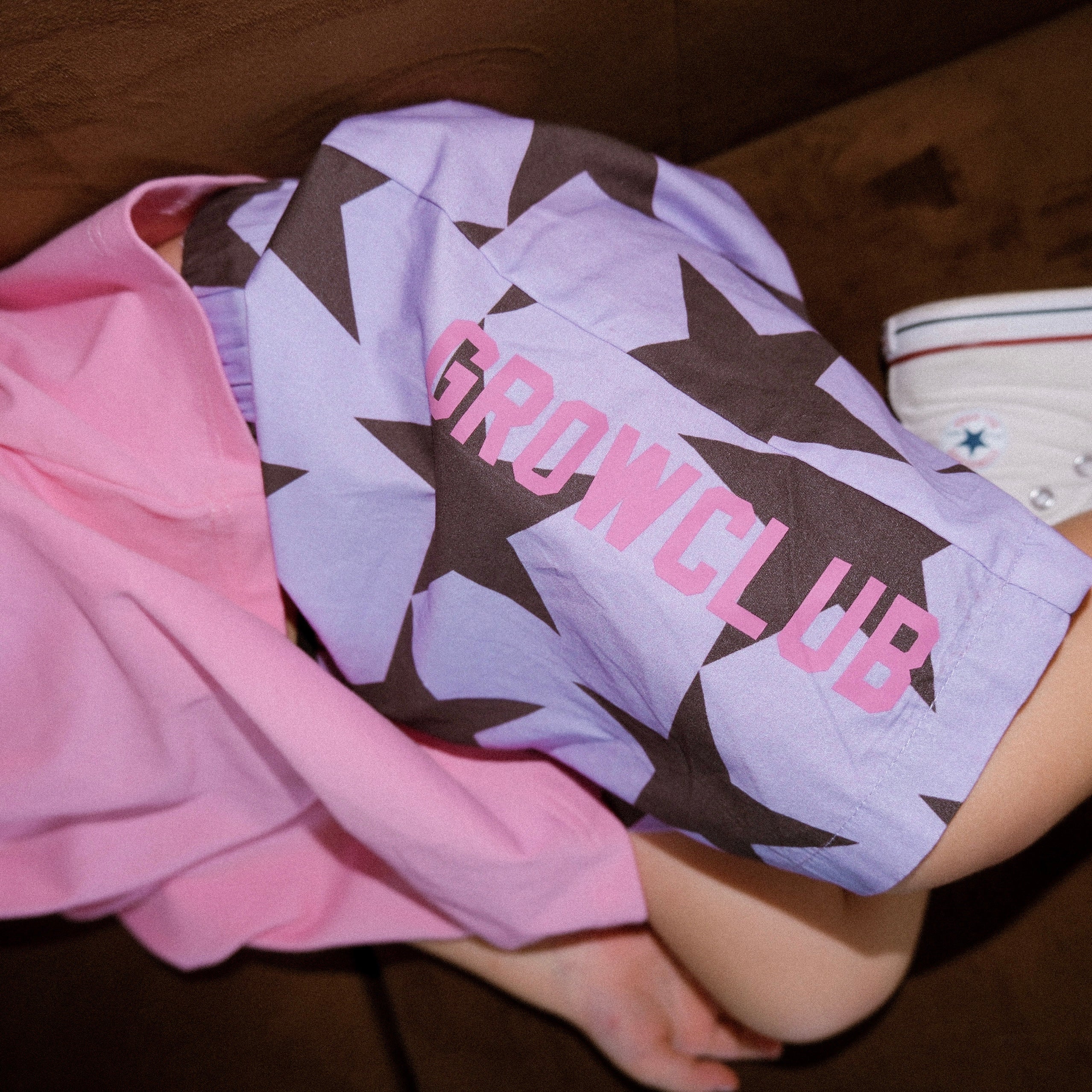 Superstar Longline Short - Purple / Ink