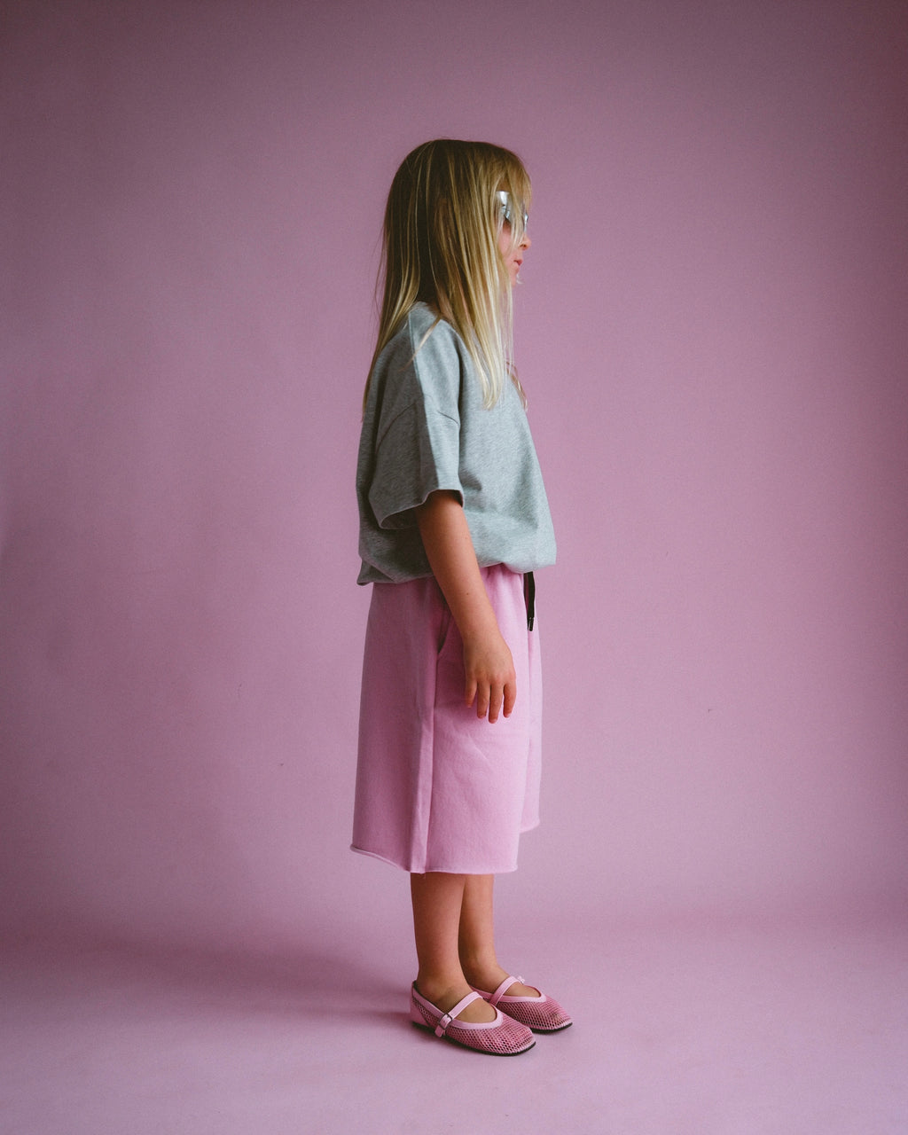Bermuda Track Short - Dusty Rose