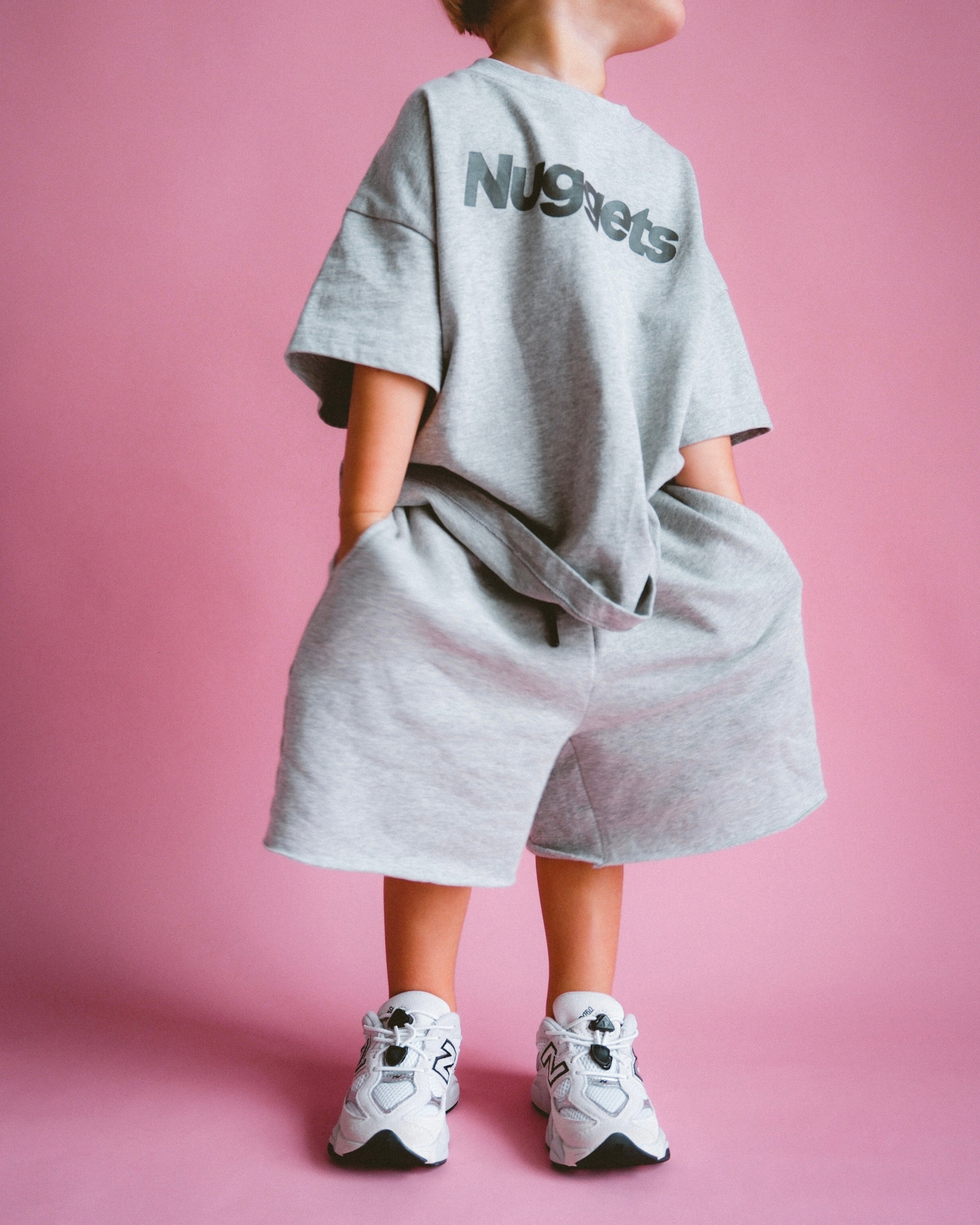 Nuggets Tee - Grey Marle