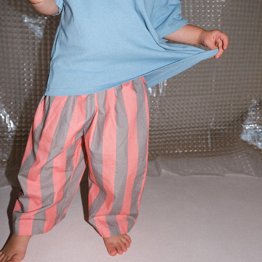 Carnival Balloon Pant - Pink/Grey