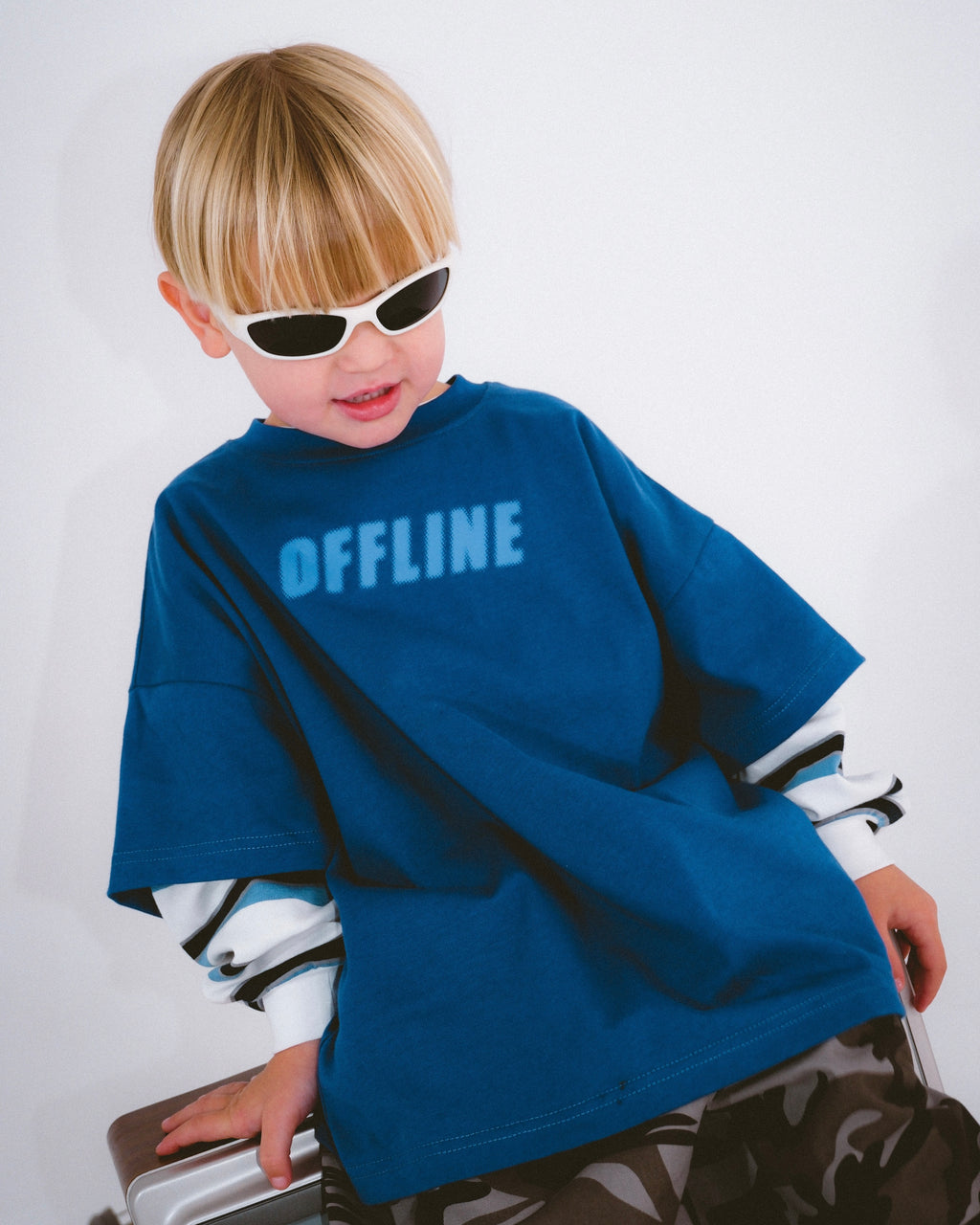 Offline Tee - Deep Blue