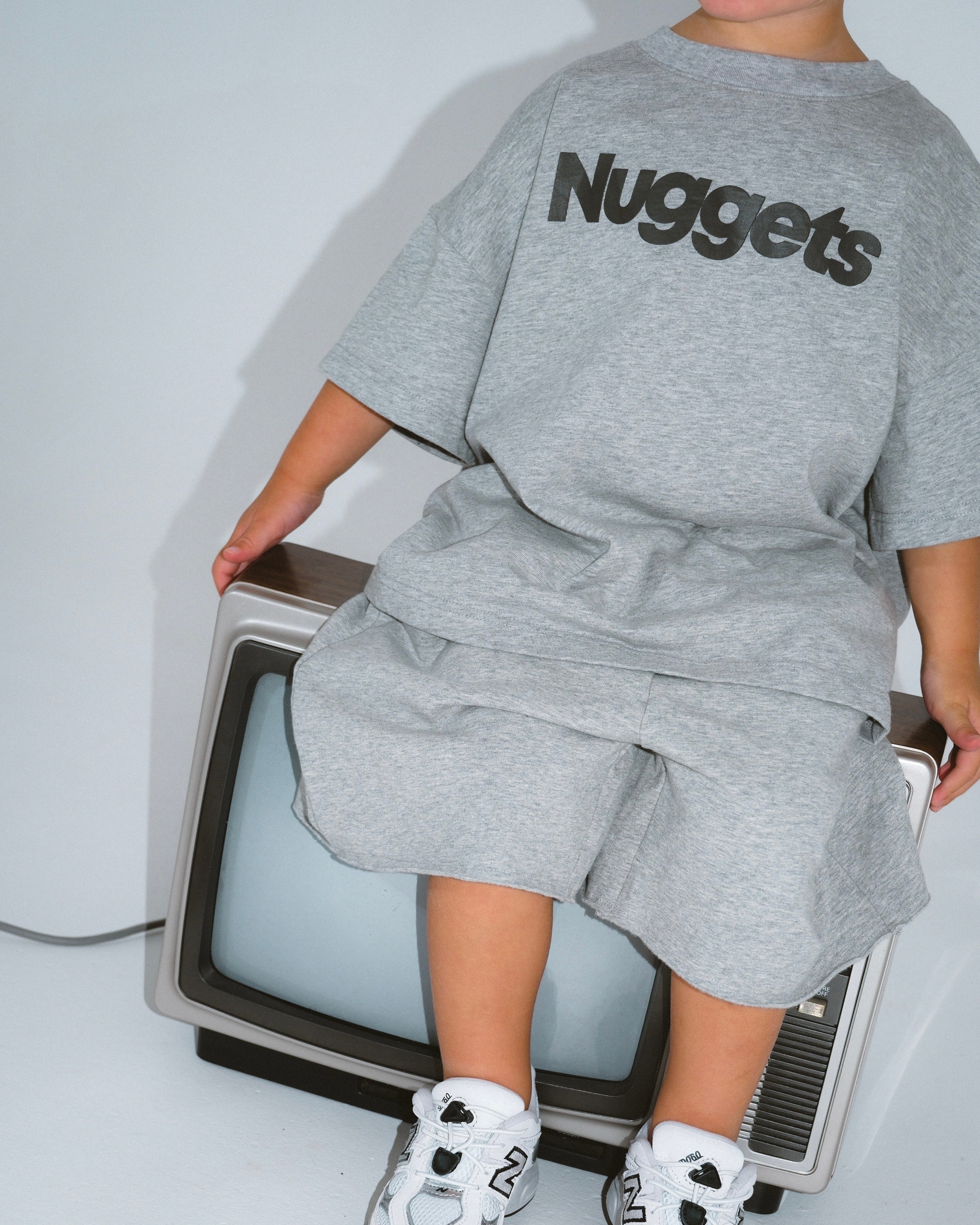 Nuggets Tee - Grey Marle