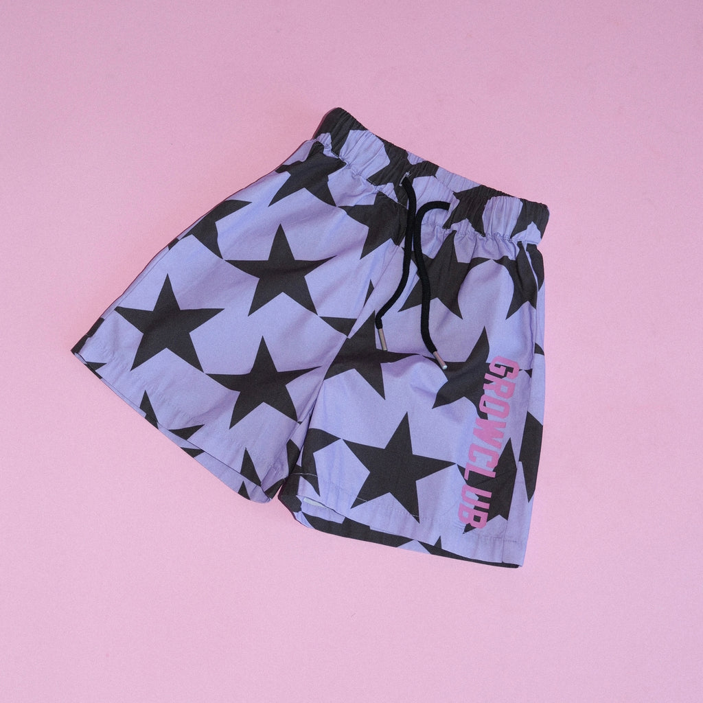 Superstar Longline Short - Purple / Ink