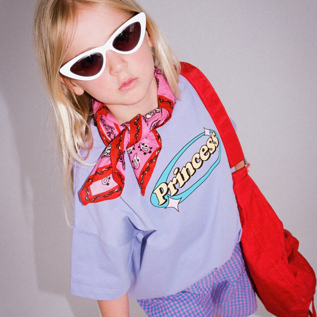 Princess Oversized Tee - Purple
