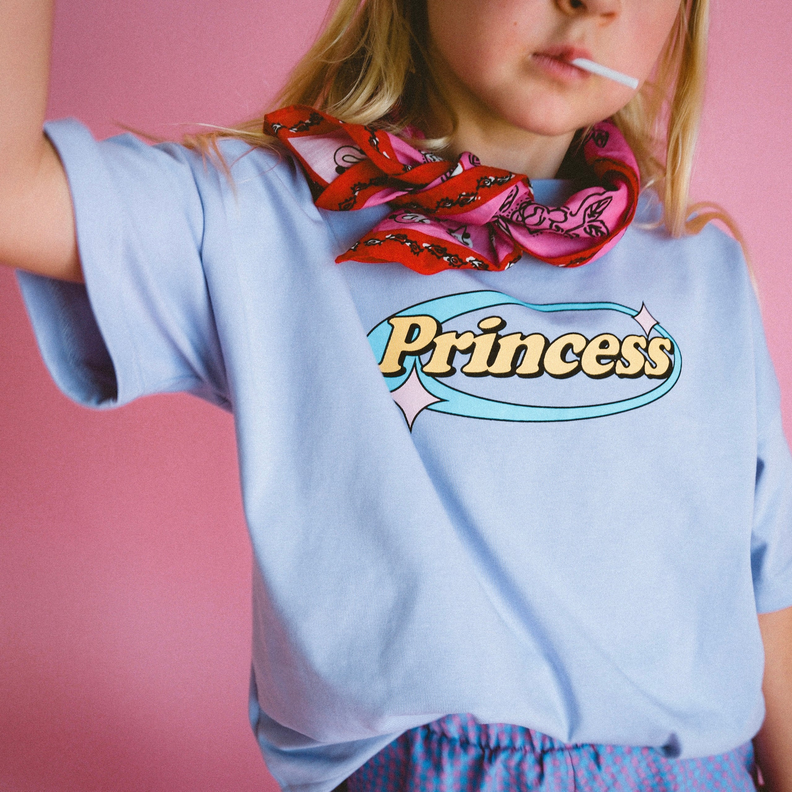 Princess Oversized Tee - Purple