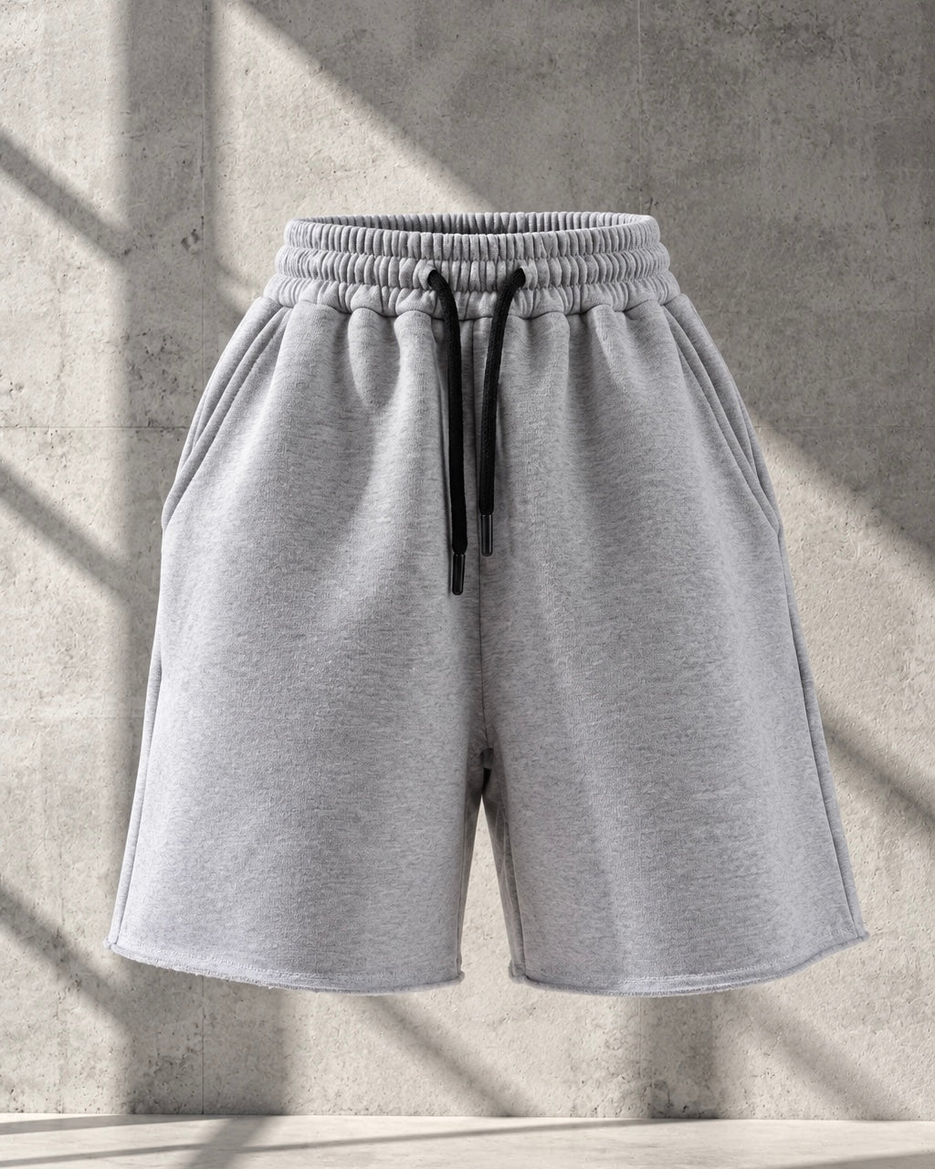 Bermuda Track Short - Grey Marle