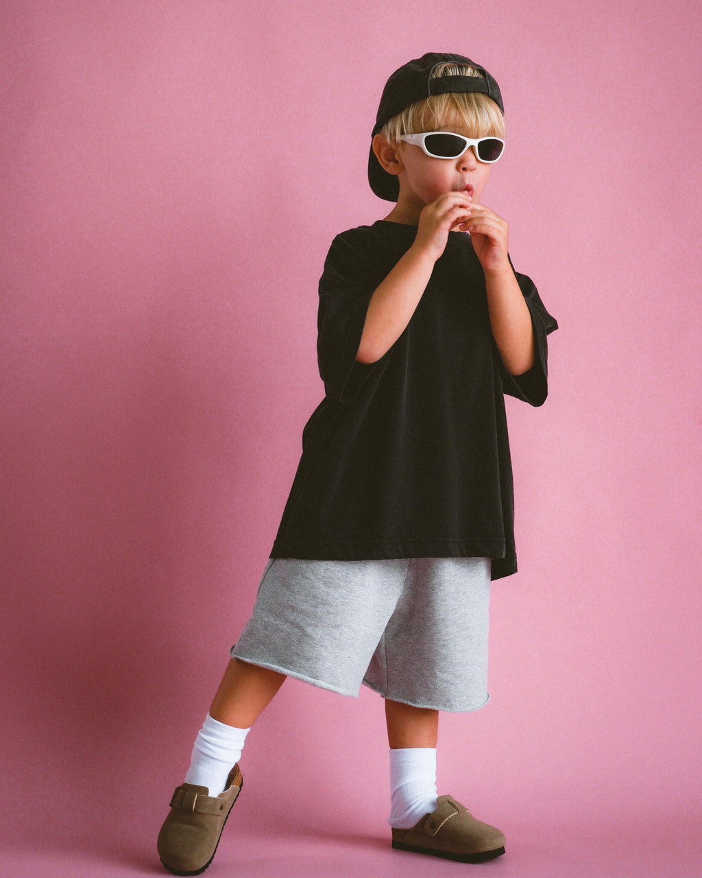 Basic Acid Wash Tee - Midnight