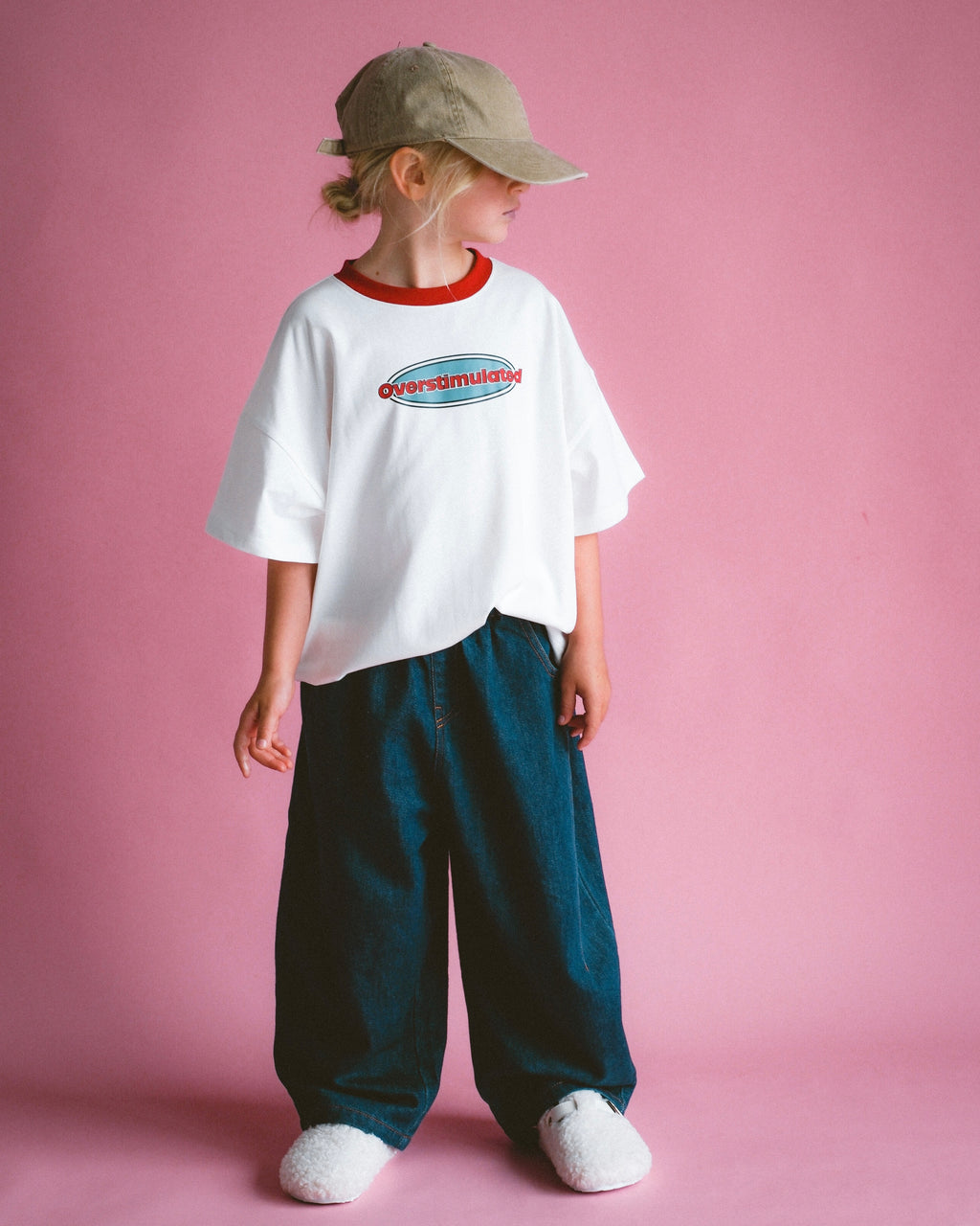 Overstimulated Tee - Warm White