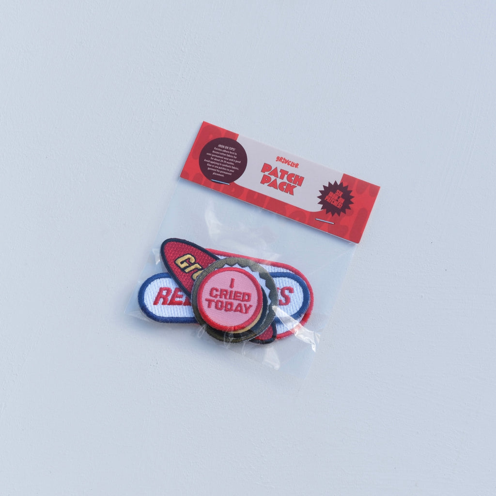 Iron On Patches - Pack of Six