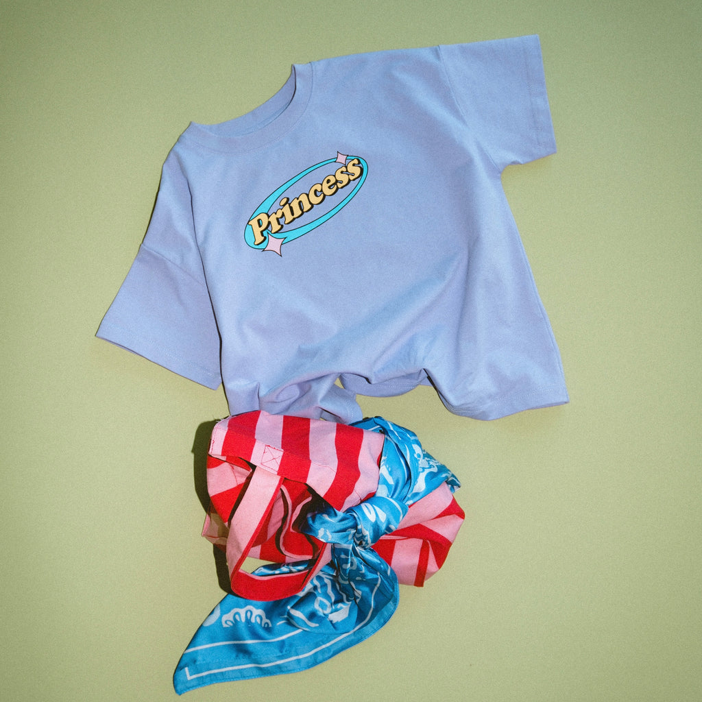 Princess Oversized Tee - Purple