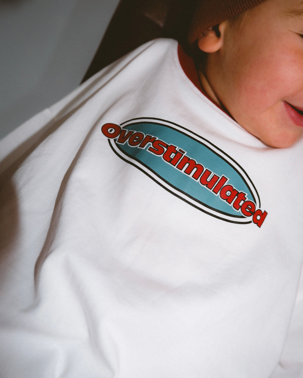 Overstimulated Tee - Warm White